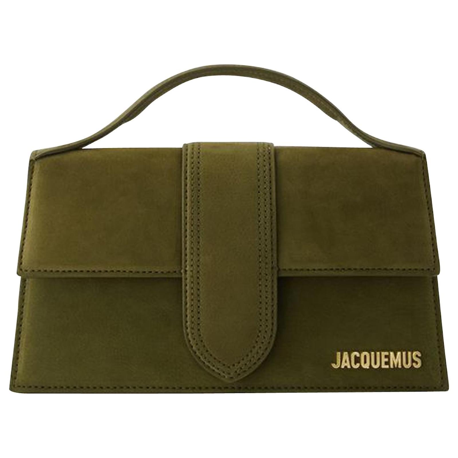 Jacquemus Green Suede Le Sac Chiquito Bag