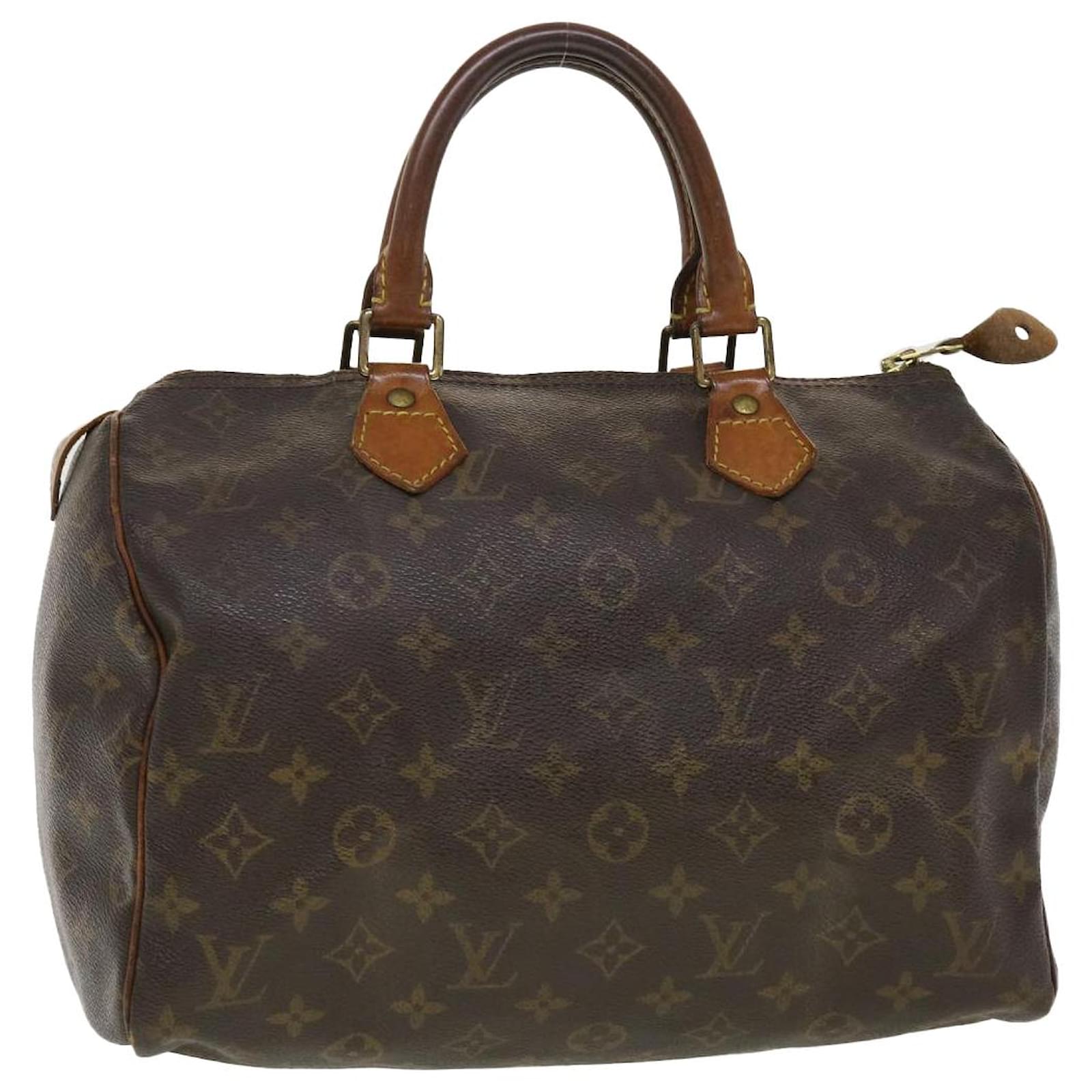 Louis Vuitton Monogram Speedy 30 Hand Bag M41526 LV Auth rd5206