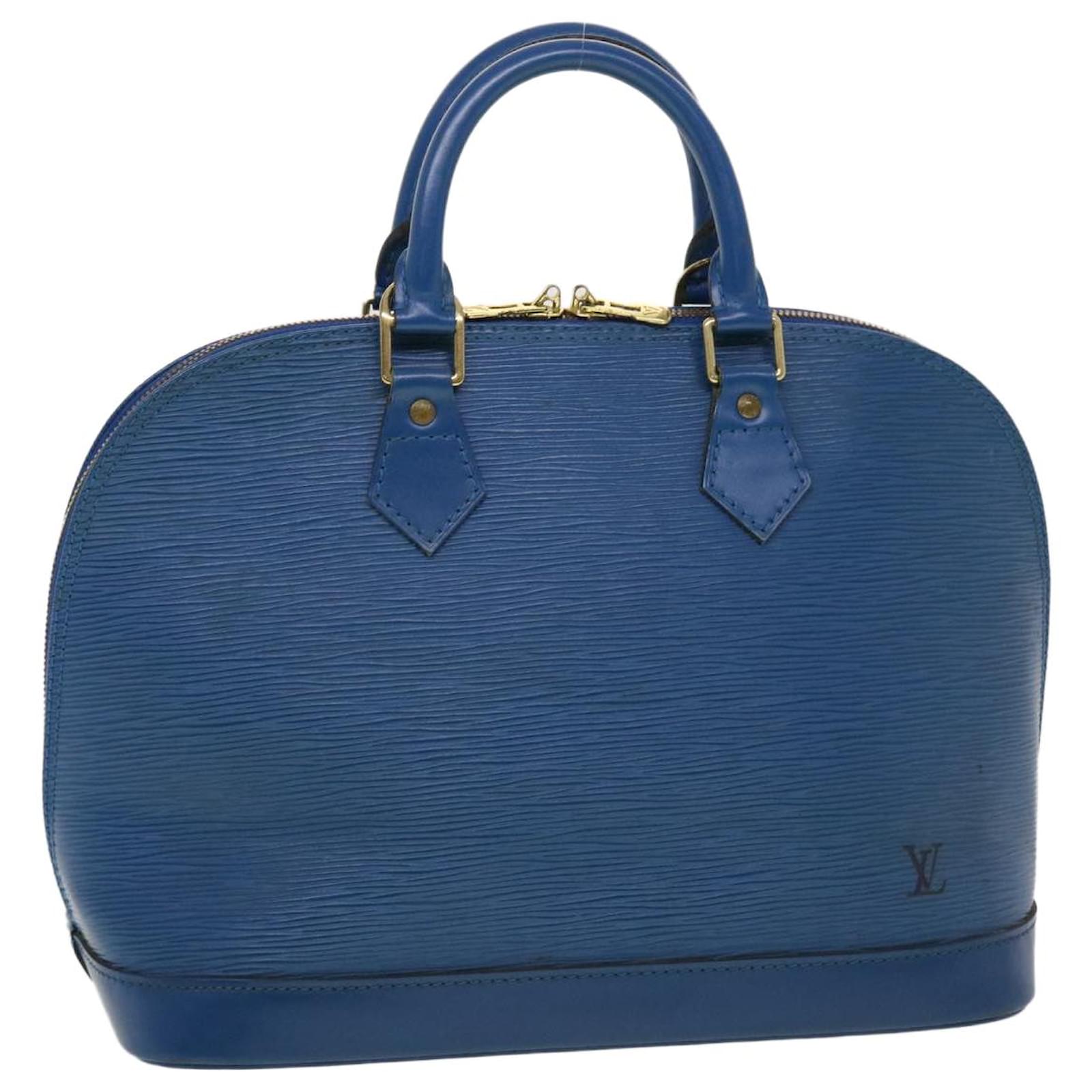 LOUIS VUITTON Epi Alma Hand Bag Toledo Blue M52145 LV Auth 43034 Leather  ref.943065 - Joli Closet