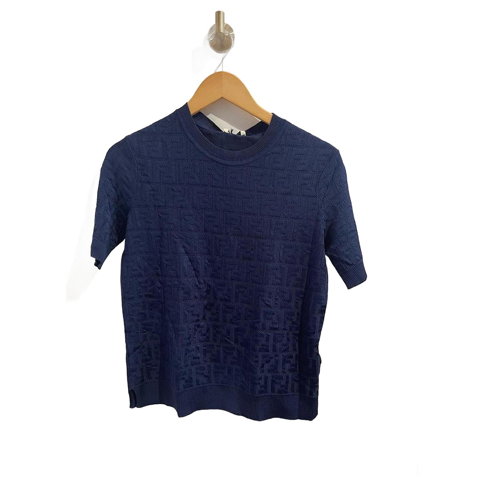 Sweatshirt Louis Vuitton Blue size XL International in Cotton
