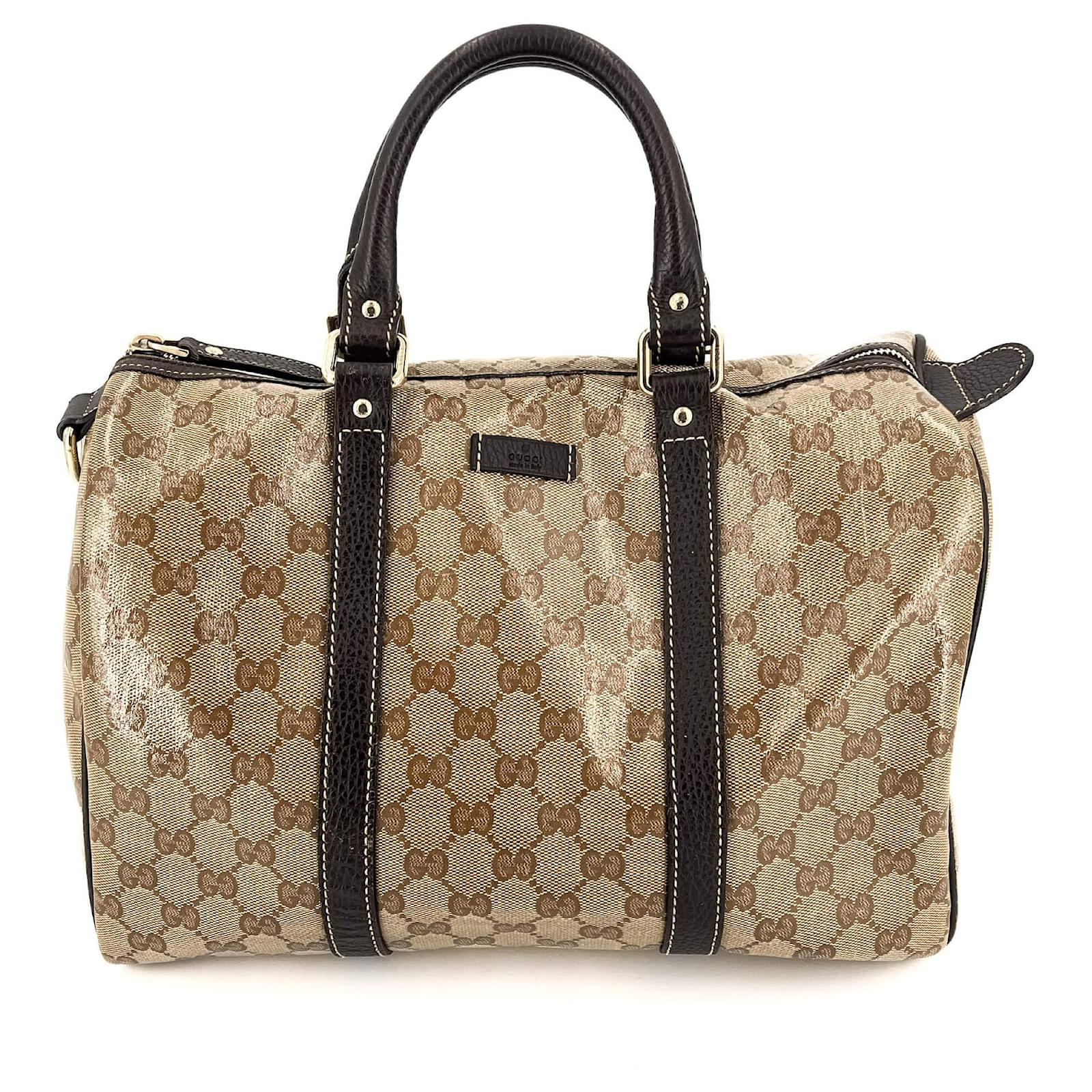 Gucci Trunk Supreme Canvas Medium Size Brown Bag Cloth ref.943217 - Joli  Closet
