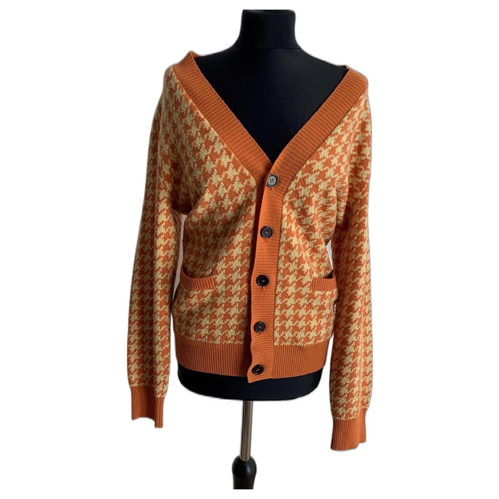 Cashmere sweatshirt Louis Vuitton Orange size S International in