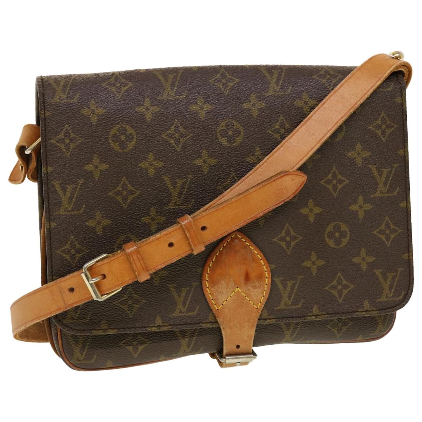 LOUIS VUITTON Monogram Cartouchiere GM Shoulder Bag Vintage M51252 Auth  rd5197 Cloth ref.943430 - Joli Closet