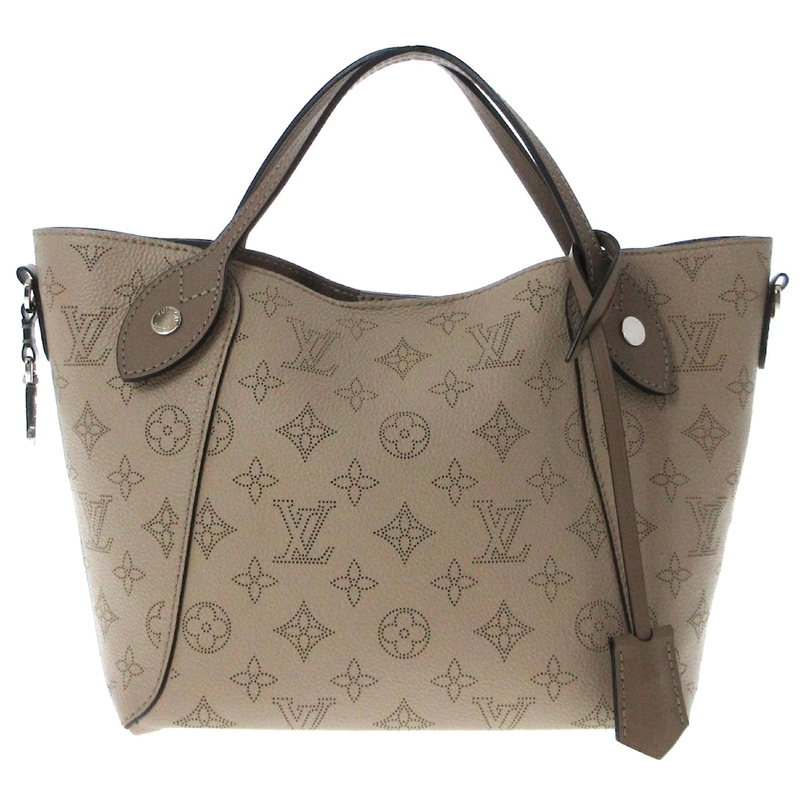 Louis Vuitton Braided Handle Hina Handbag Mahina Leather PM