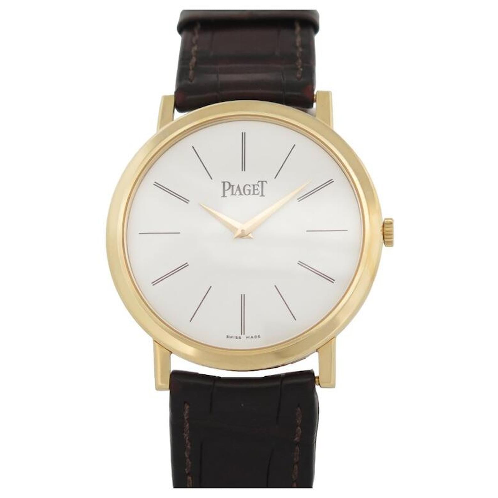 PIAGET ALTIPLANO P WATCH10175 38MM MECHANICAL YELLOW GOLD 18K GOLD