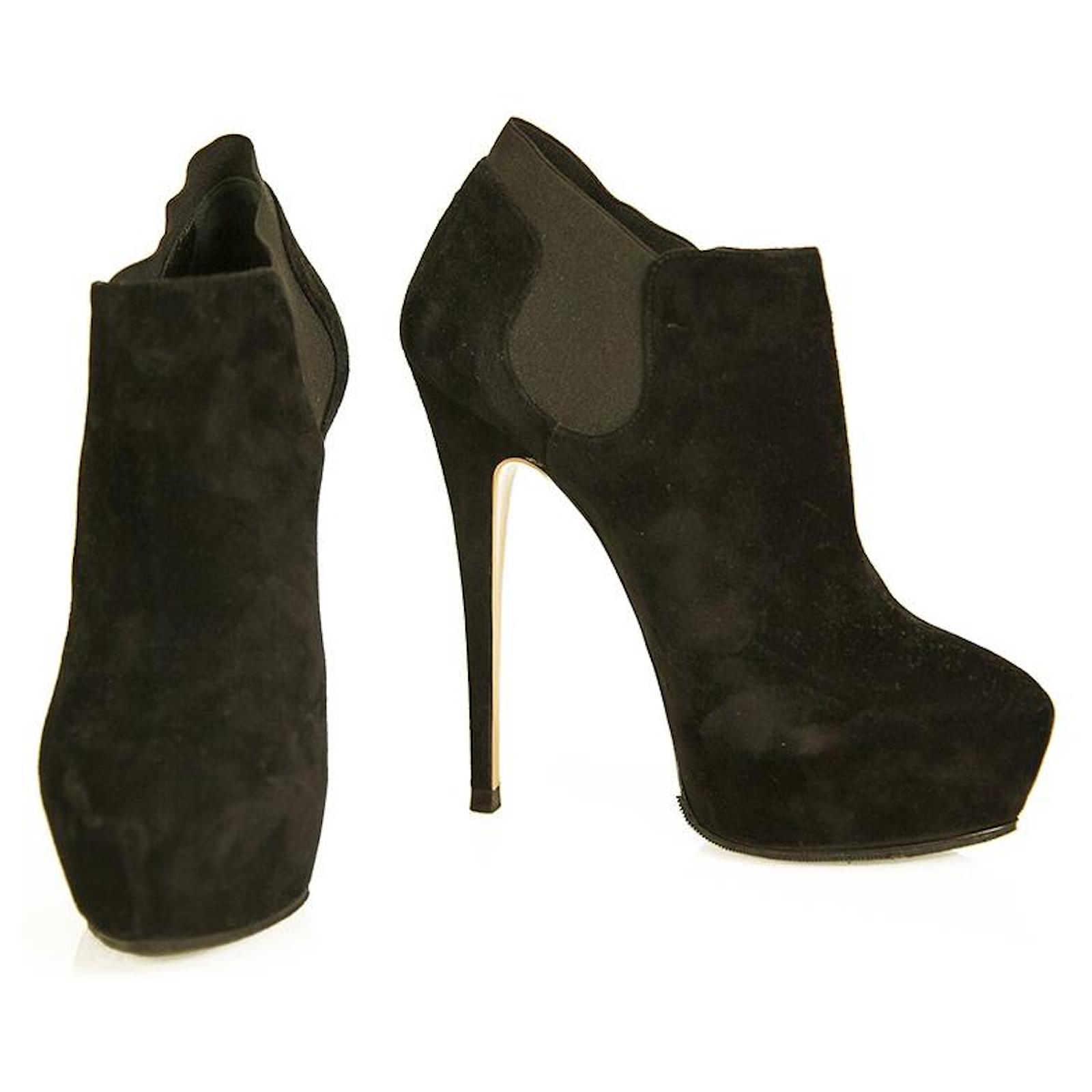 Skyhigh patent-leather platform ankle boots