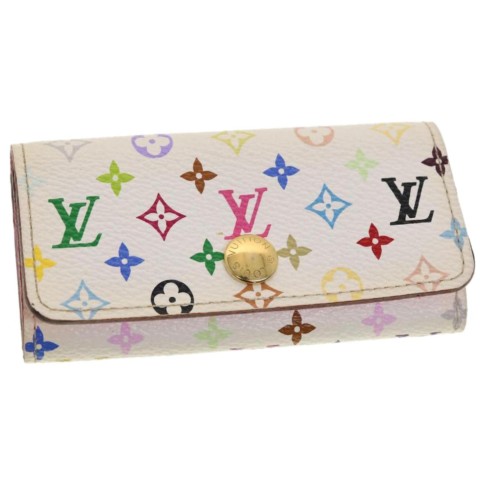 Louis Vuitton White Multicolor Eugenie Wallet