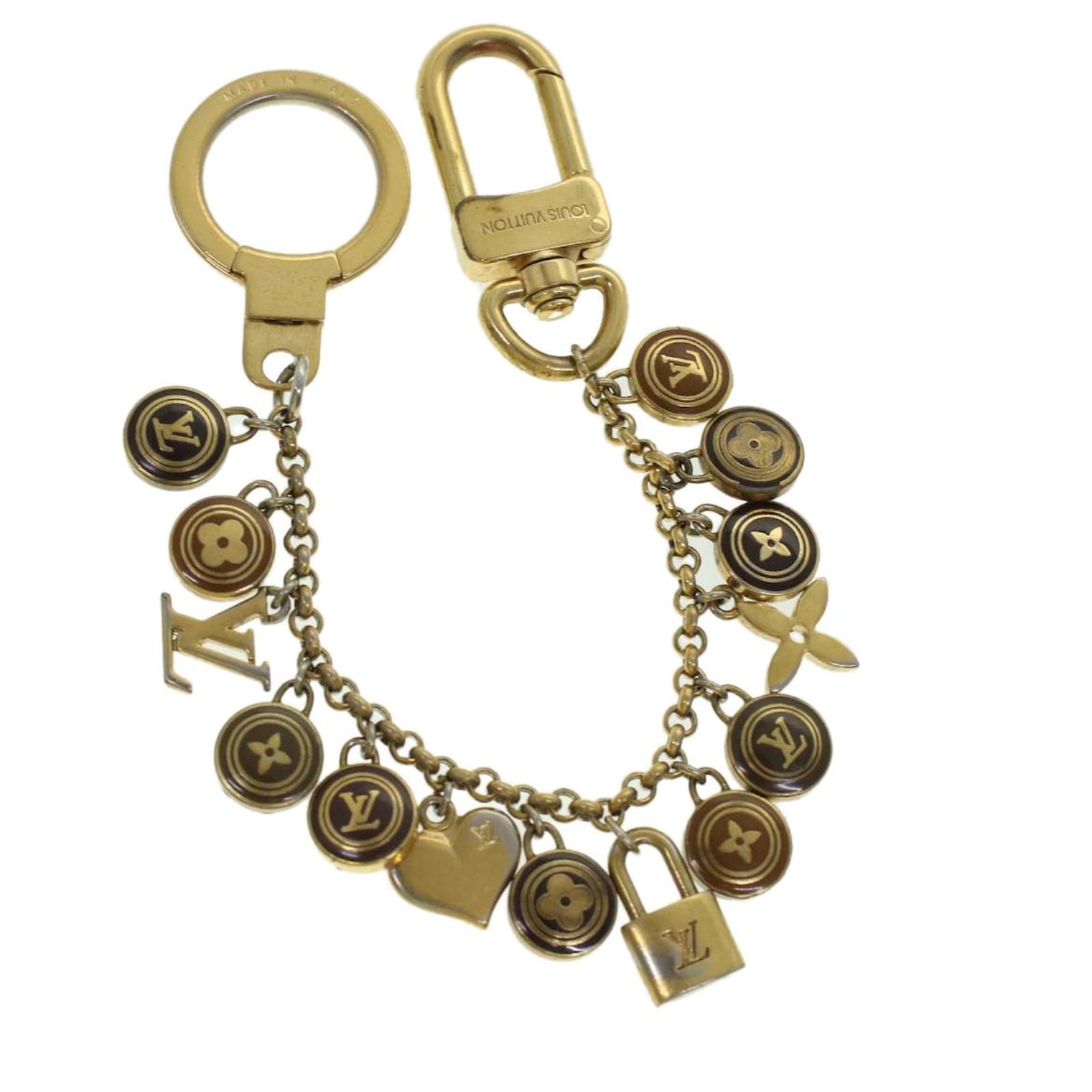 LOUIS VUITTON Porte Cles Chainne Pastille Key Holder metal Gold M65386  43157 Golden ref.943788 - Joli Closet