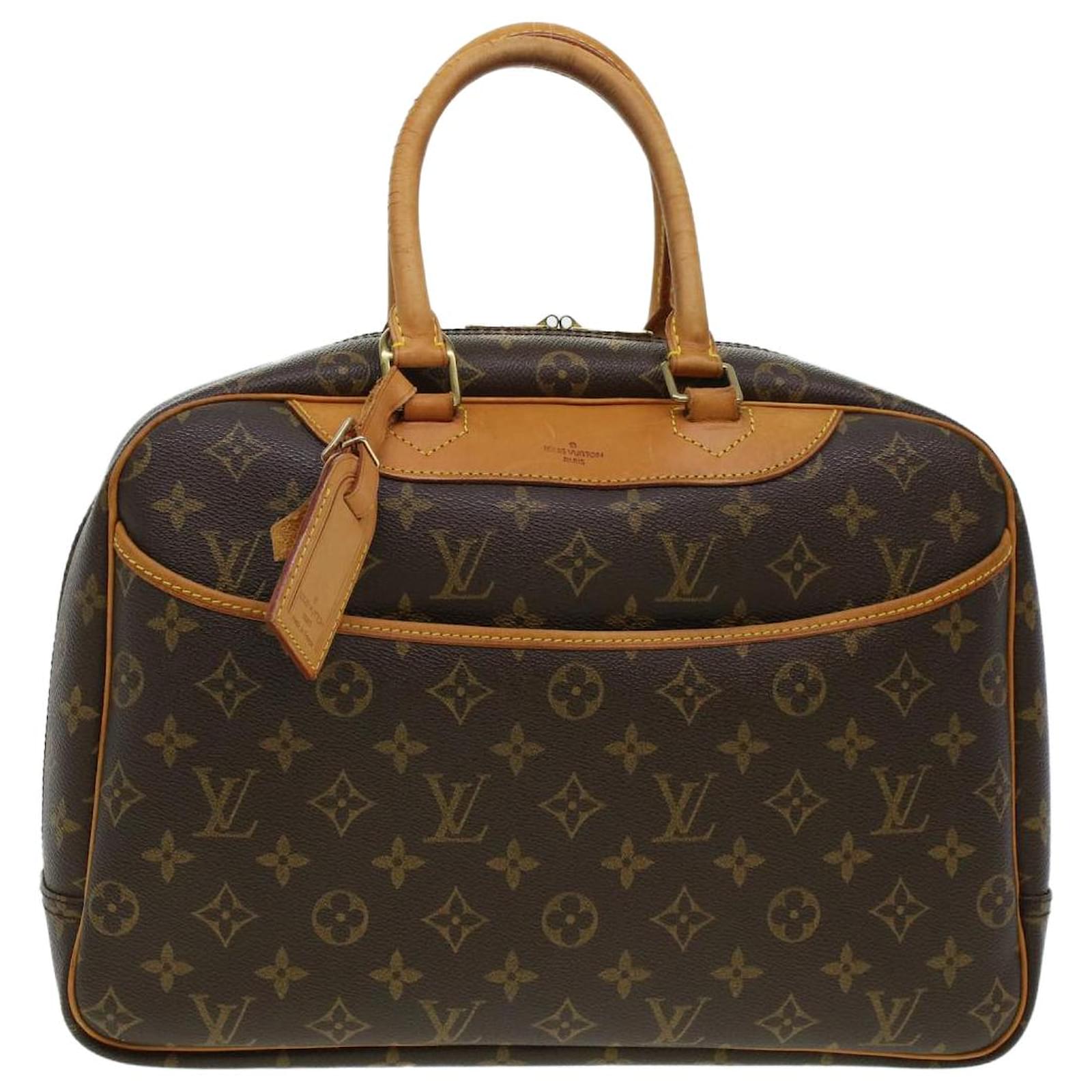 LOUIS VUITTON Monogram Deauville Hand Bag M47270 LV Auth rd5534 Cloth  ref.1009196 - Joli Closet