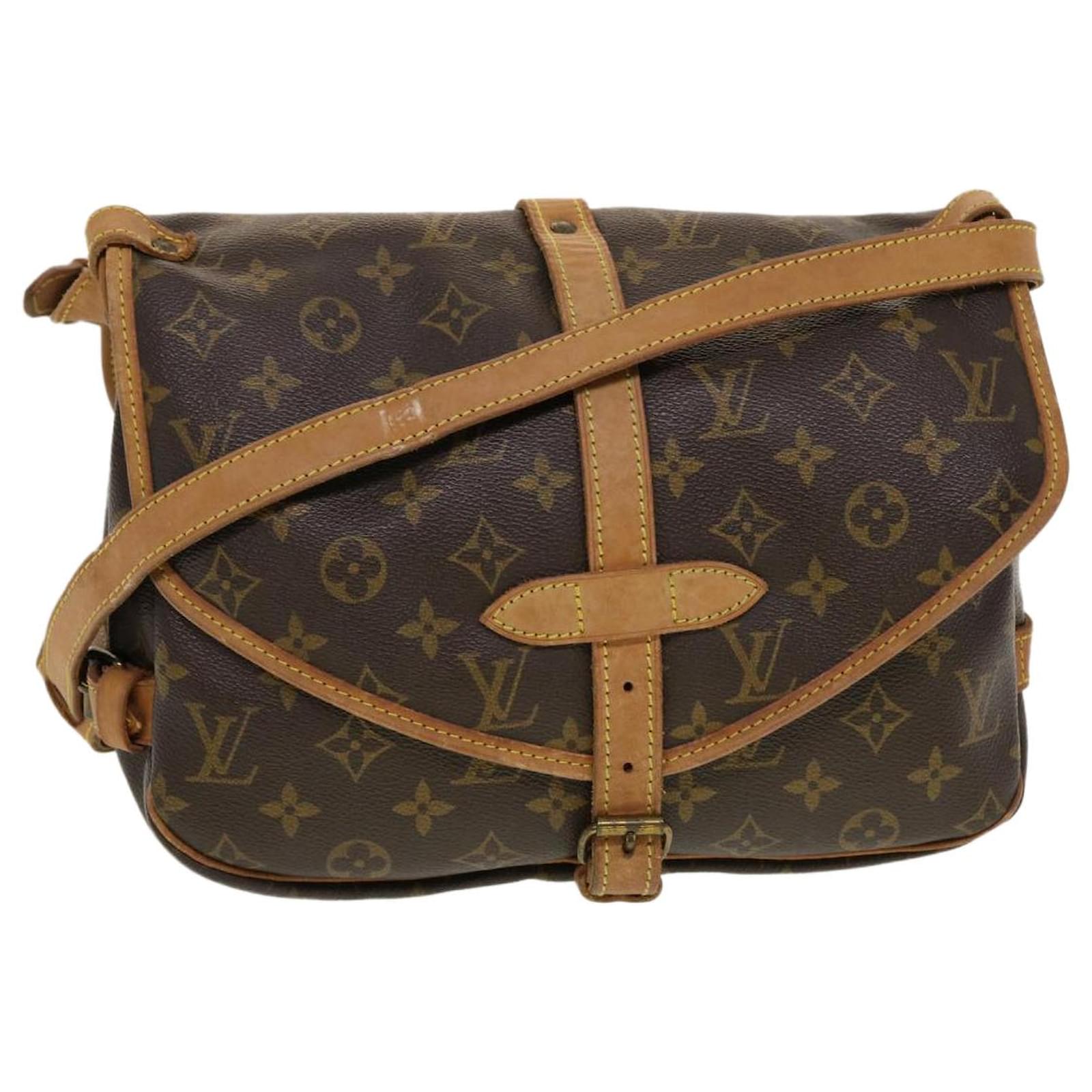 Louis Vuitton Monogram Saumur 30 Shoulder Bag M42256 LV Auth 41536