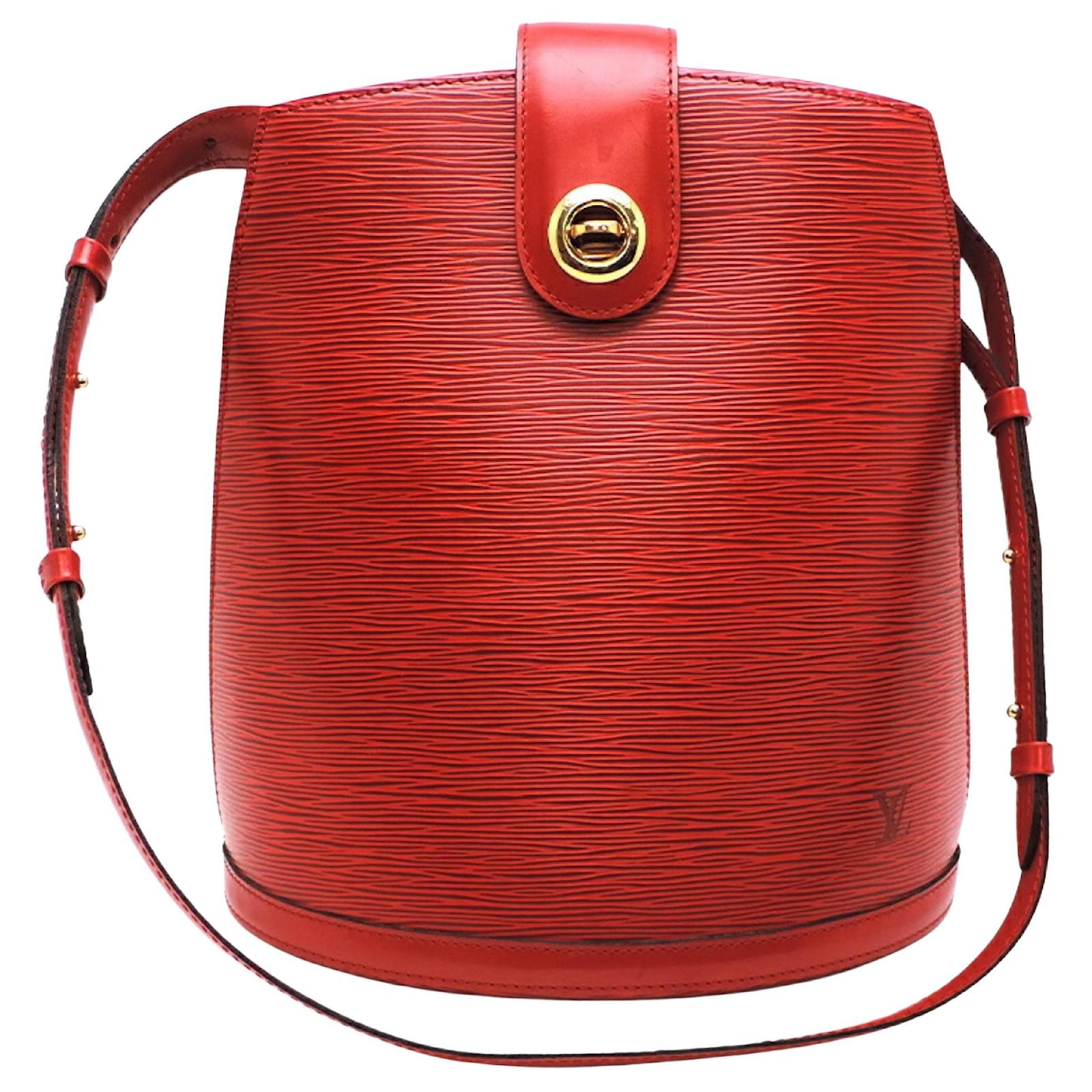 Louis Vuitton Cluny Red Leather ref.944122 - Joli Closet