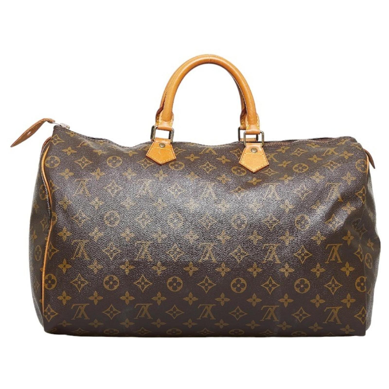 Louis Vuitton Speedy 40 Brown Cloth ref.944431 - Joli Closet