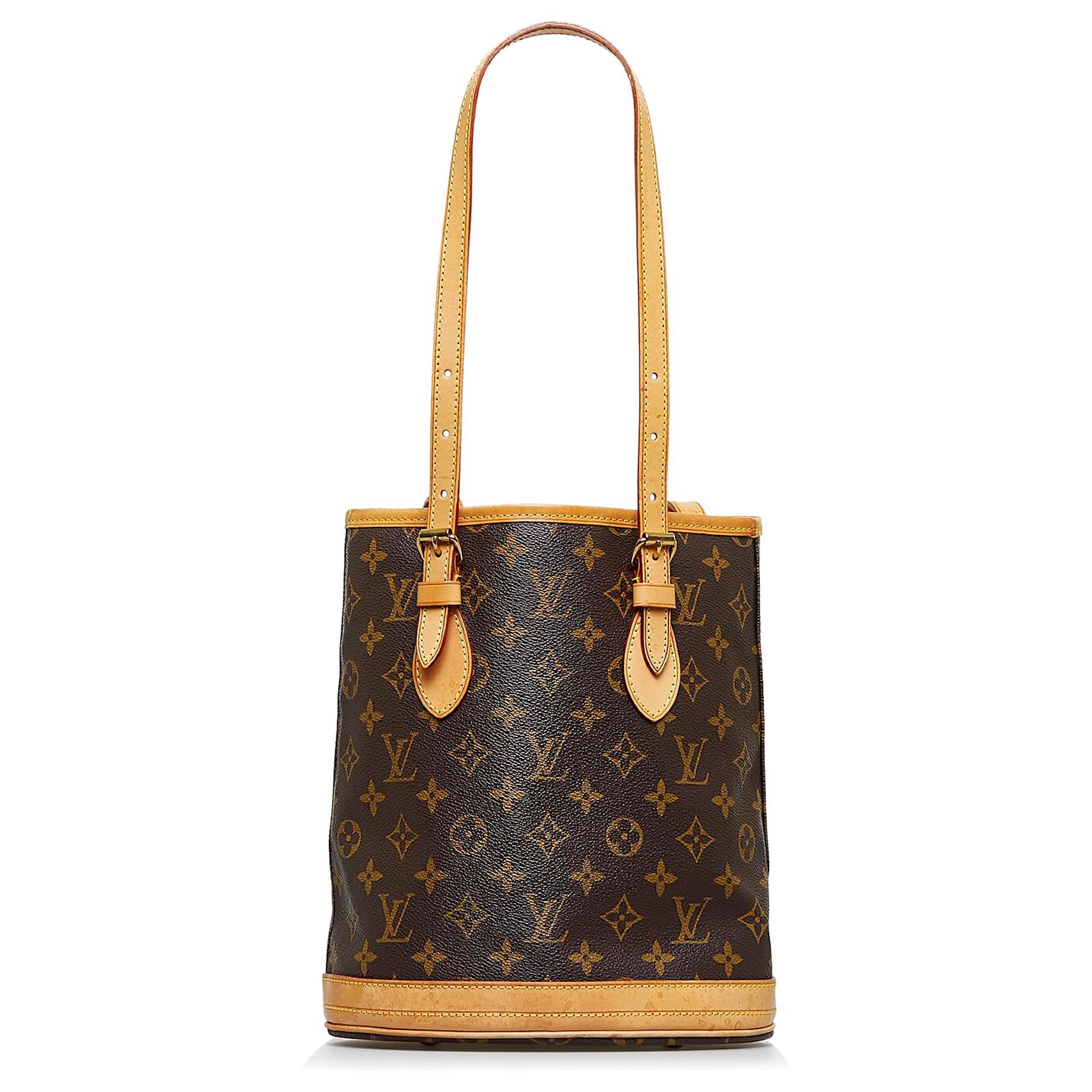 Louis Vuitton Monogram Canvas Petit Bucket Bag with Accessory Pouch -  Yoogi's Closet