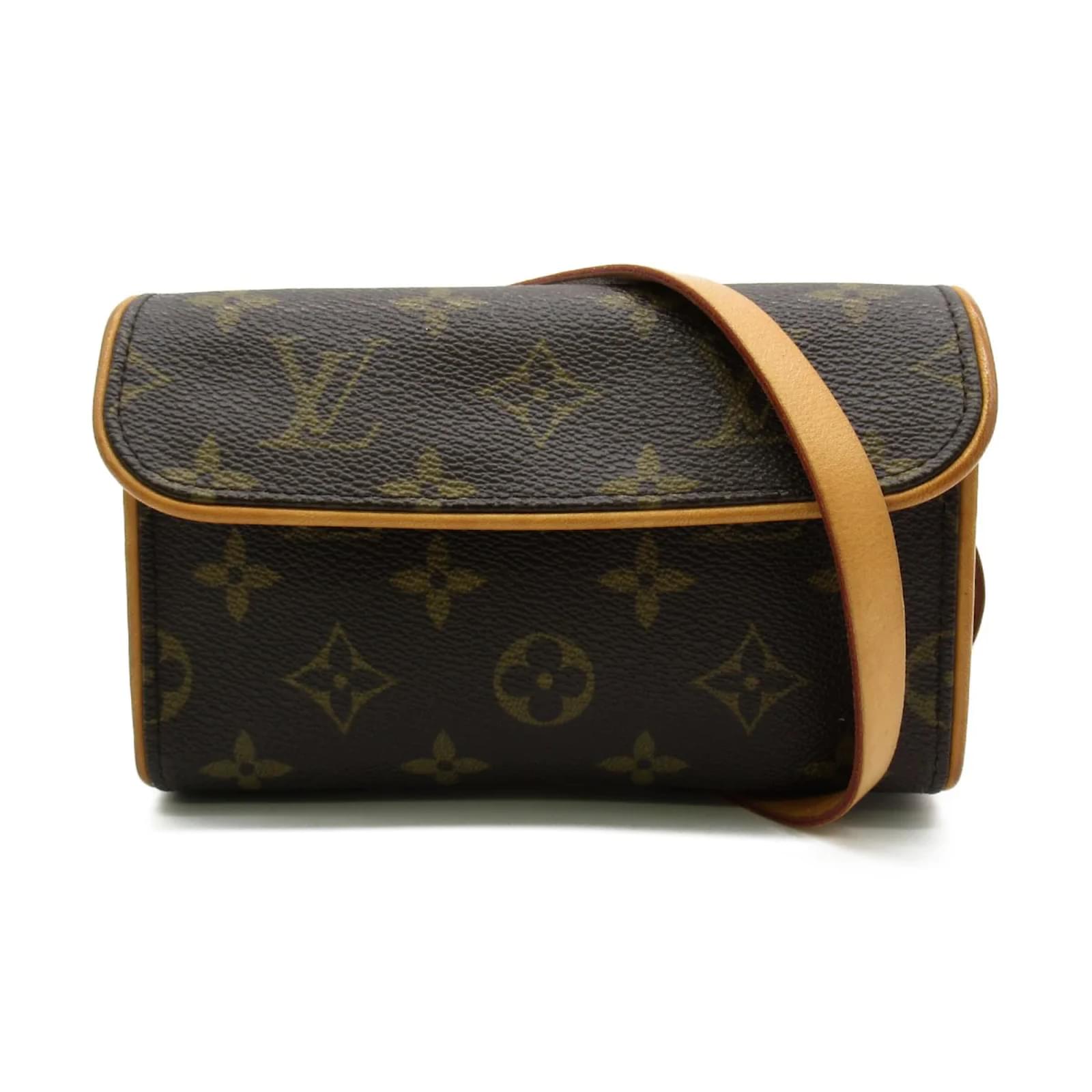 Louis Vuitton Pochette Florentine M51855 Monogram Canvas Belt Bag Brown