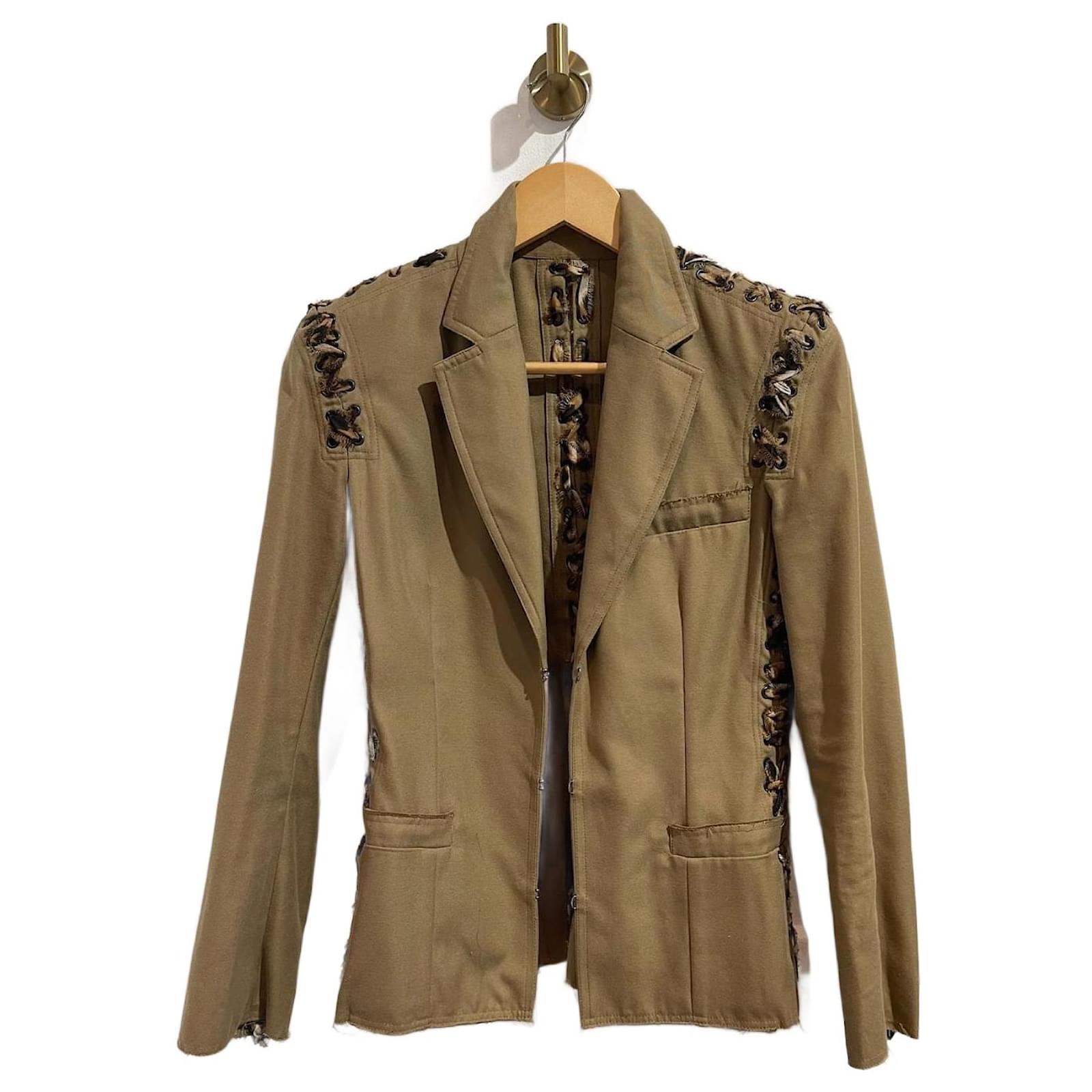 Leather jacket SAINT LAURENT 481862 Y5YA21000 - Ancote