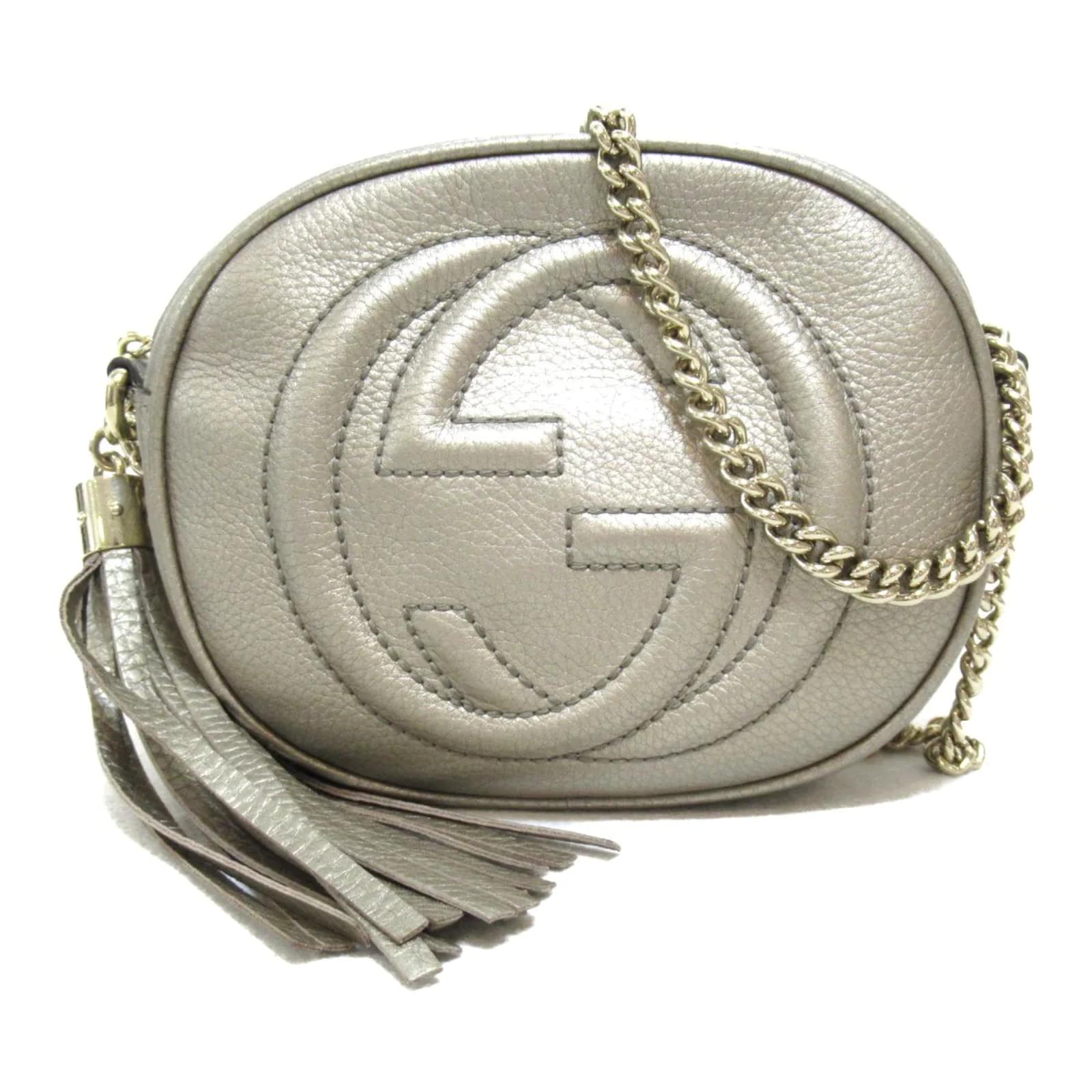 Gucci Mini Leather Crossbody Bag 353965 Golden Pony-style calfskin ref.945009 - Joli Closet