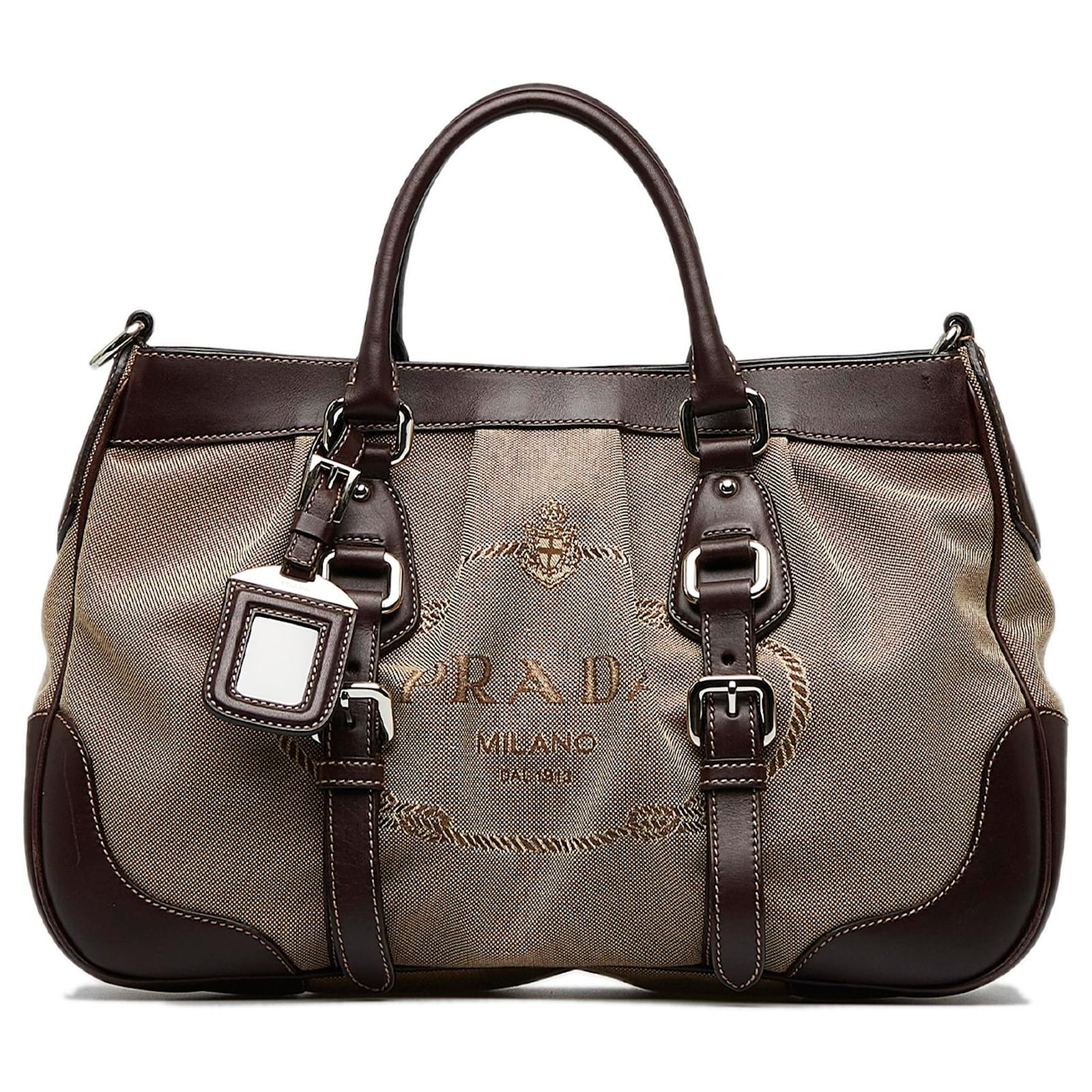 Prada Canapa outlet Logo Satchel