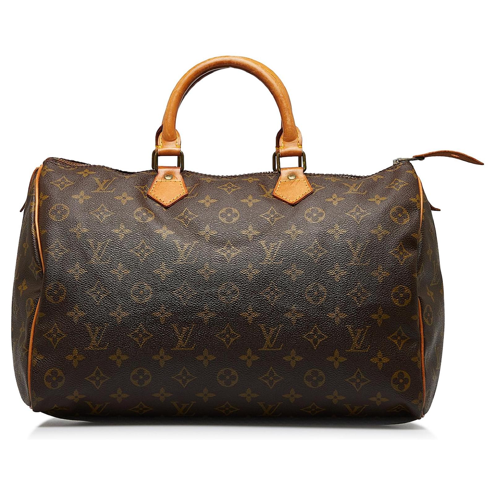 Louis Vuitton Brown Monogram Mini HL Speedy Leather Cloth ref