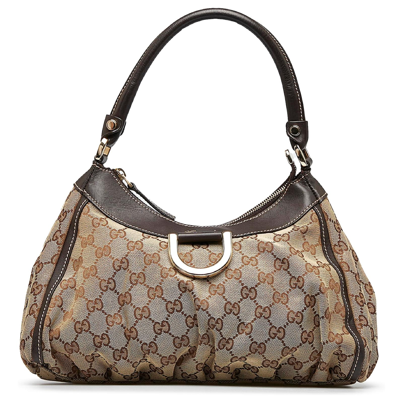 Gucci, Bags, Gucci Monogram D Ring Hobo Handbag