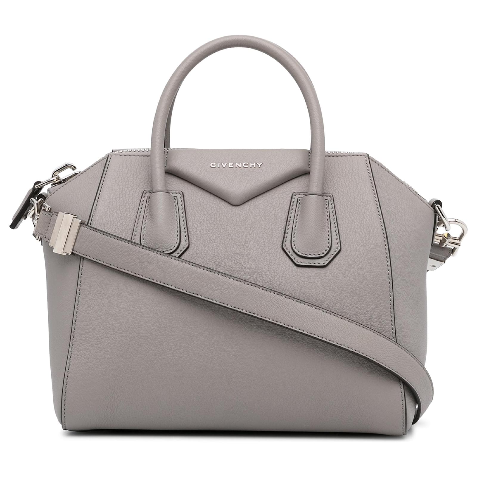 Givenchy Gray Calf Leather Bos Taurus Handbag main image 0