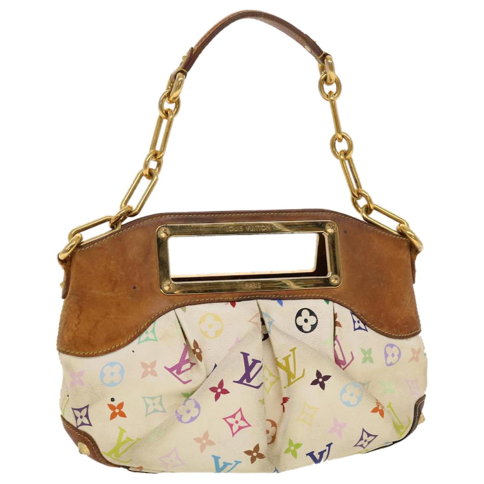 Louis Vuitton Judy Handbag Monogram Multicolor mm White