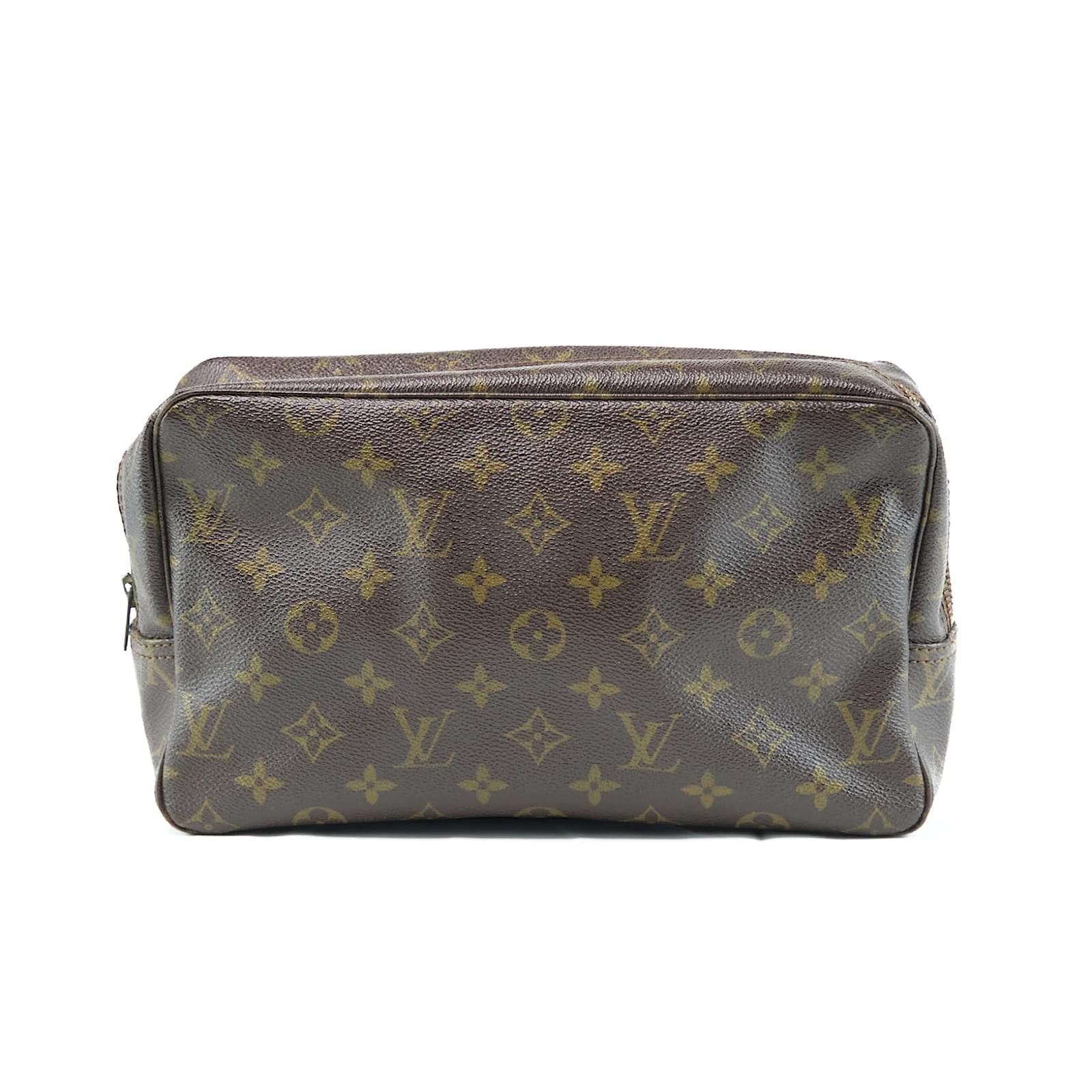 Louis Vuitton Vintage Brown Monogram Trousse Toilette 28 Toiletry