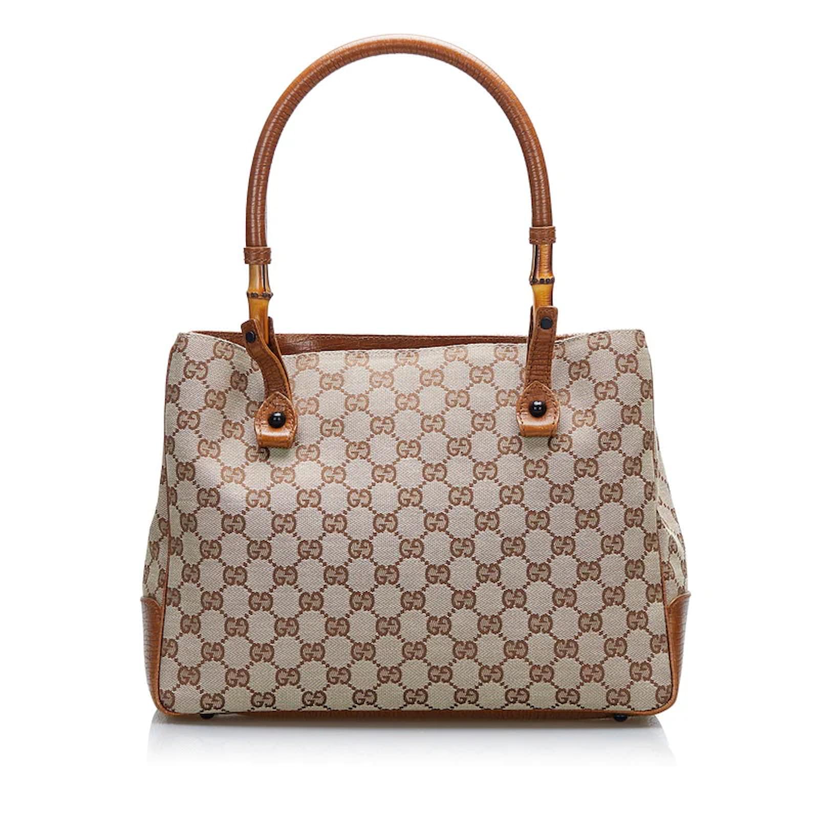 2498 GUCCI グッチ バッグ キャンバス バンブー GG 112526 楽天市場】【バッグ】GUCCI グッチ バンブー GGキャンバス