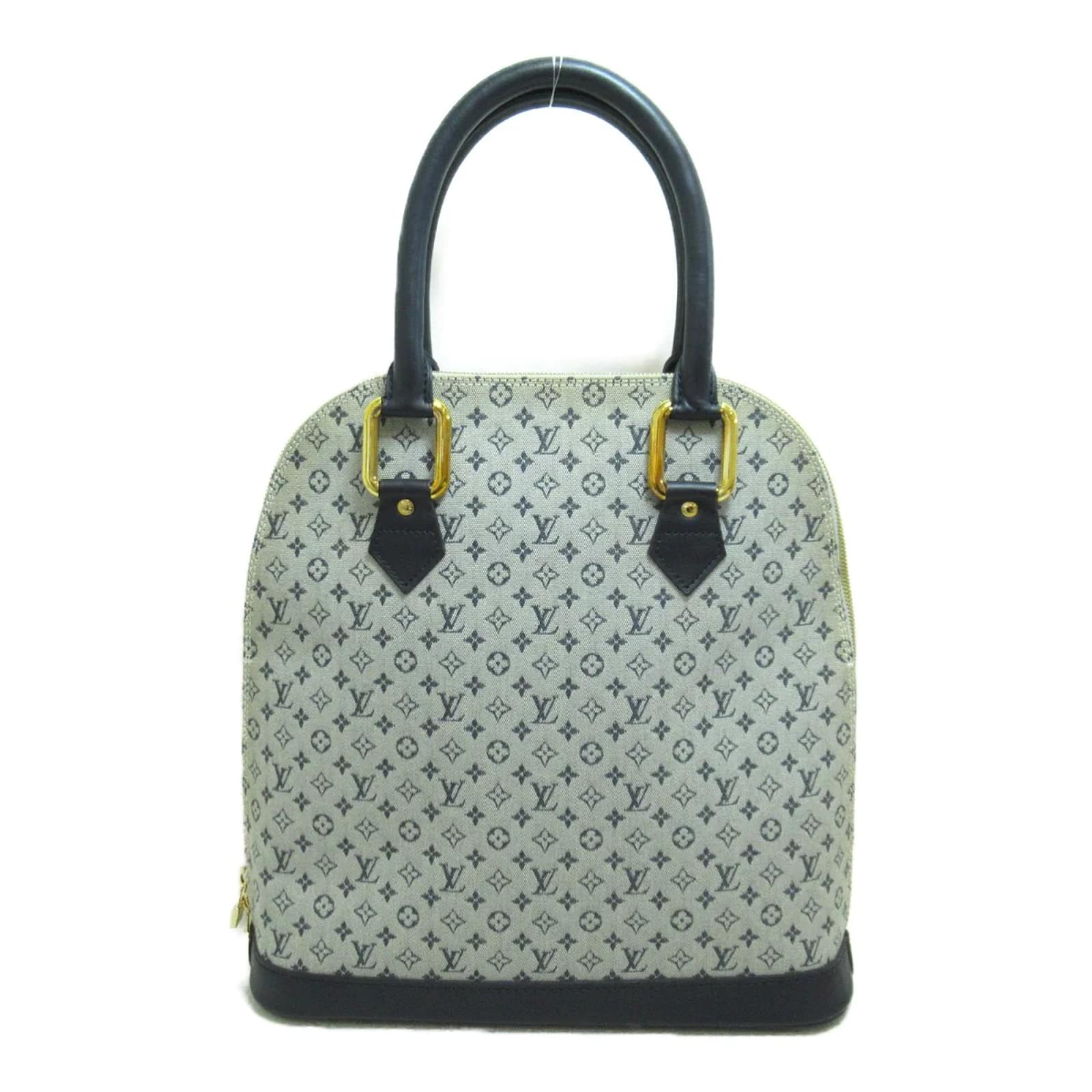 Louis Vuitton Monogram Mini Lin Alma Haut M92203 Grey Cloth ref.945967 -  Joli Closet