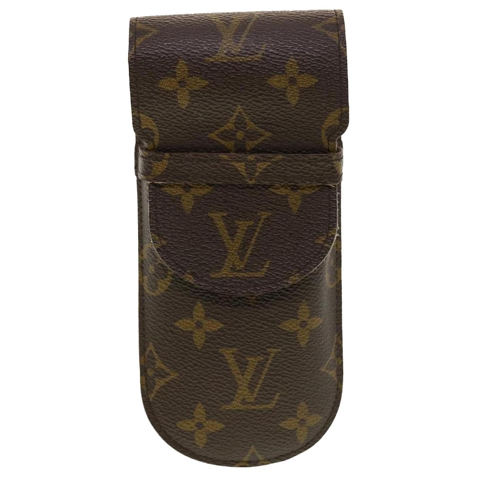 Louis Vuitton Eyeglass Case Etui a Lunettes Rabat Monogram Brown