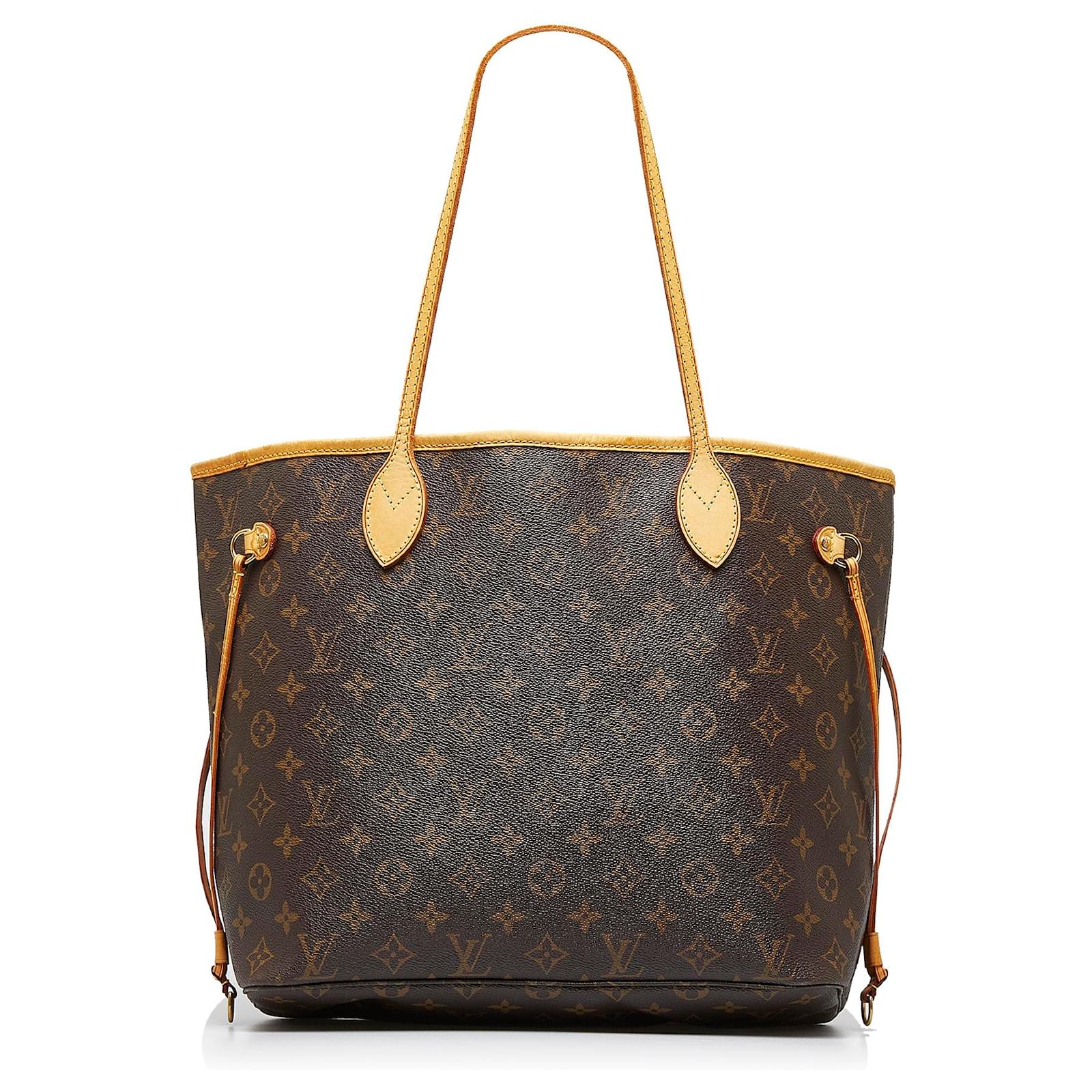 Louis Vuitton Brown Monogram Neverfull MM Cloth ref.946456 - Joli