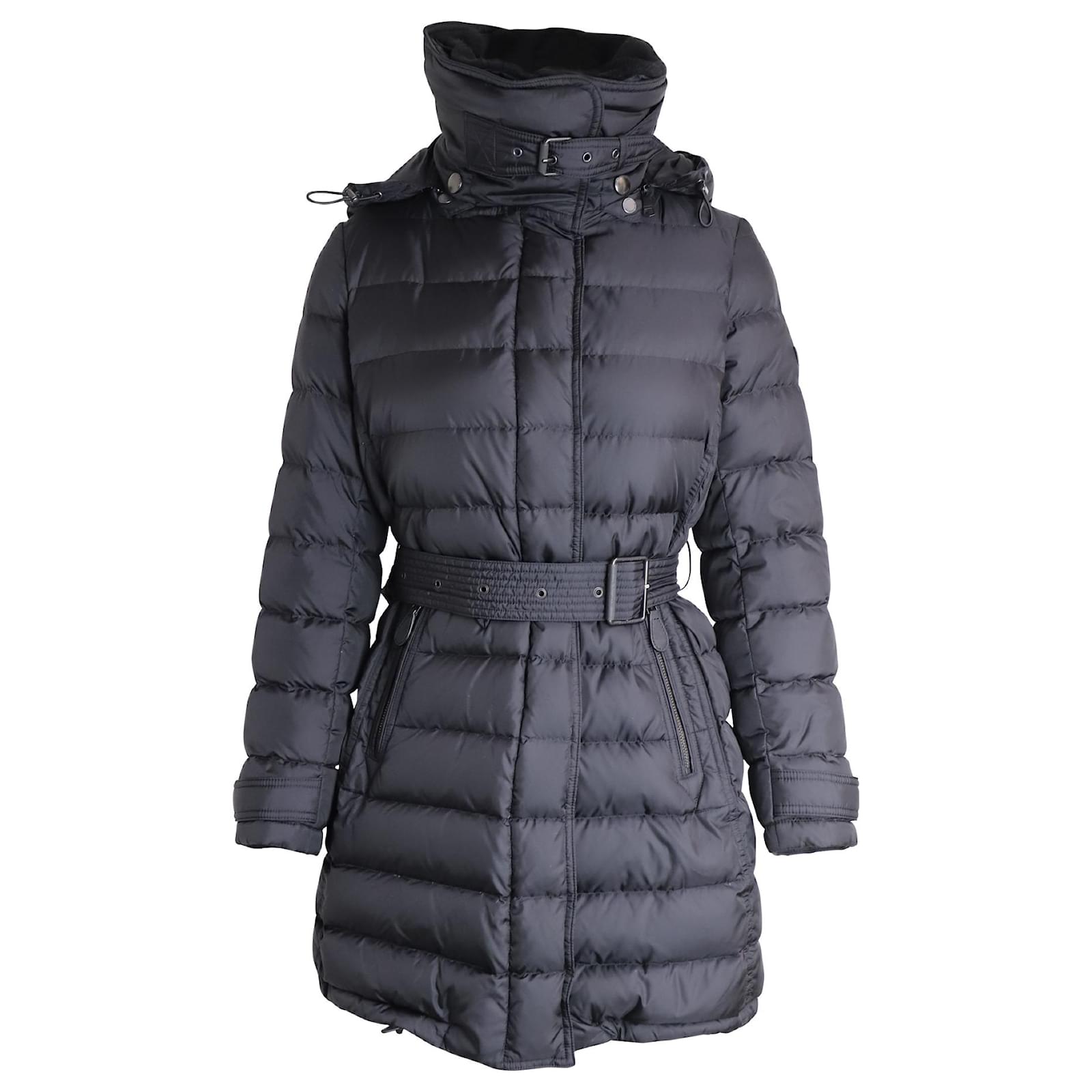 black burberry puffer jacket
