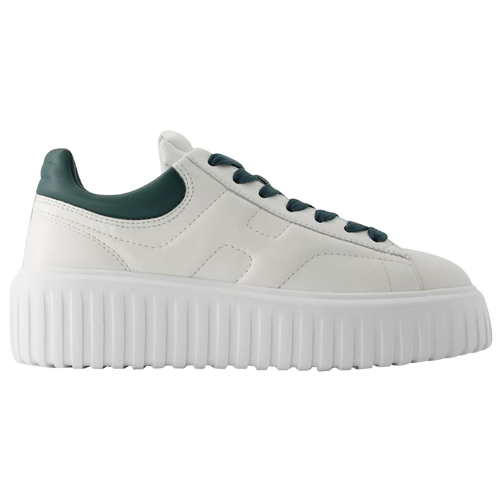 H-Stripes Allacciato Sneakers - Hogan - Leather - White ref