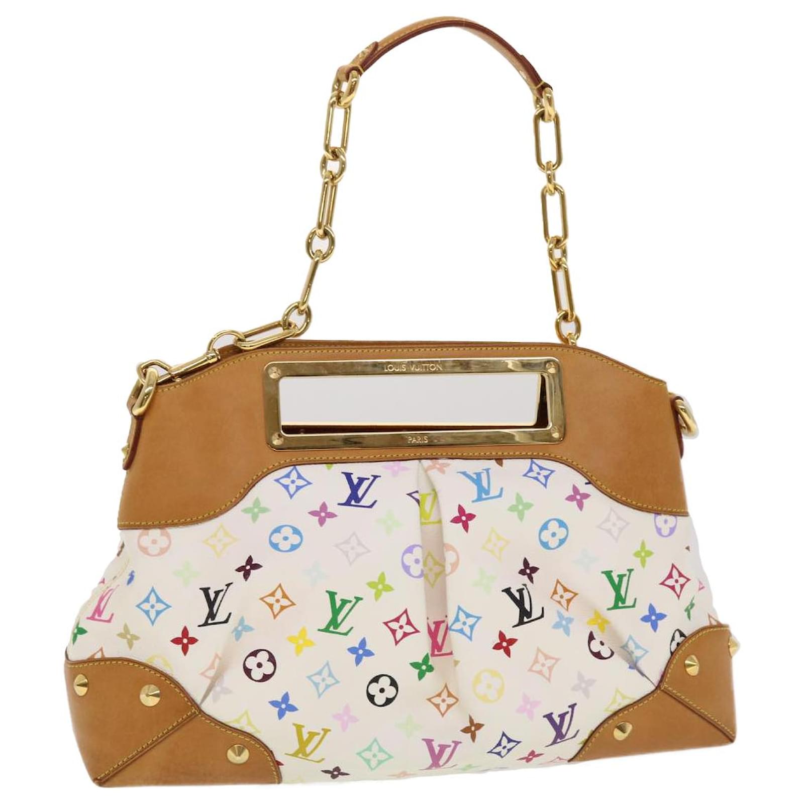 Louis Vuitton - Judy MM Multicolore Canvas Blanc