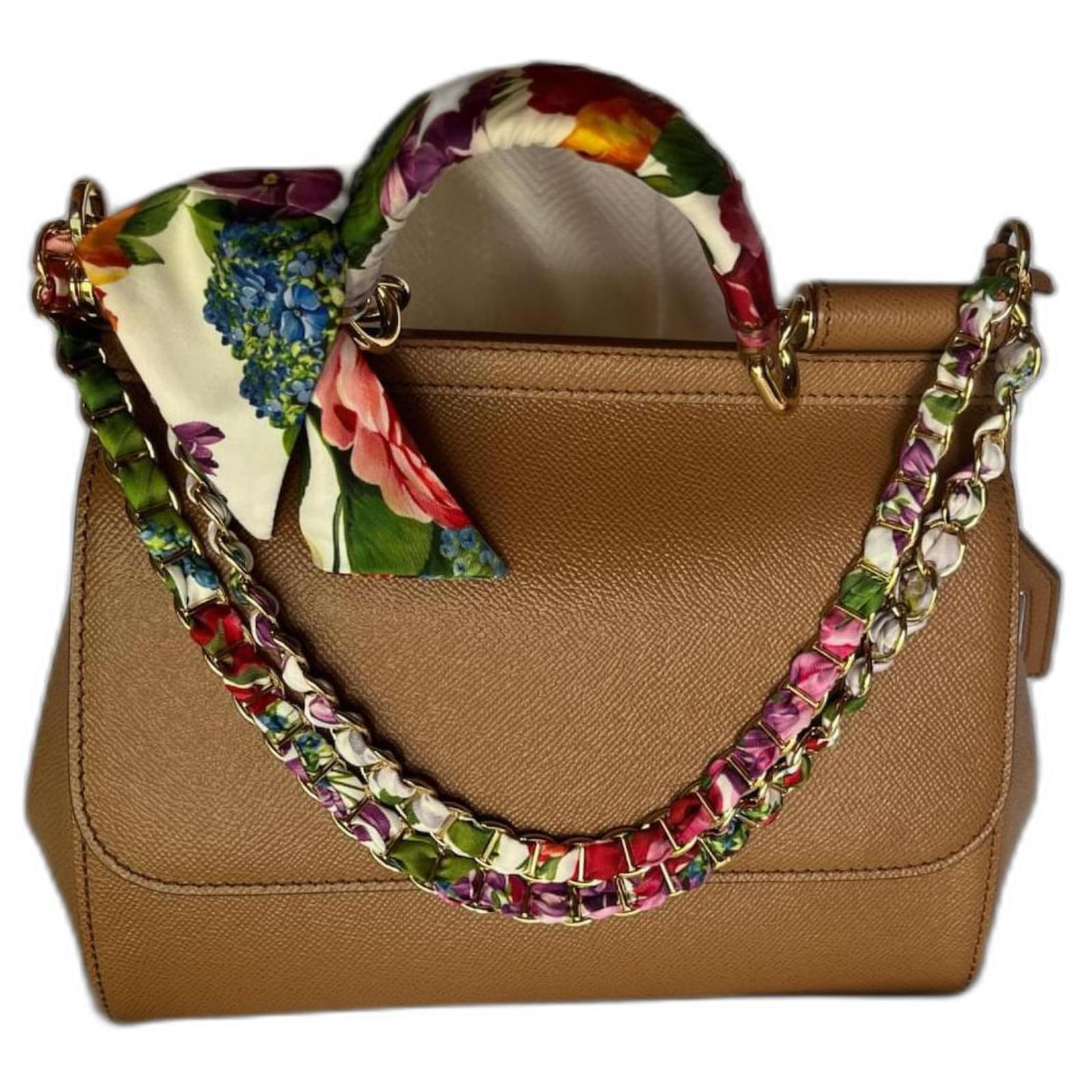 Dolce & Gabbana Sicily Medium Majolica Print Handbag in Multicolor