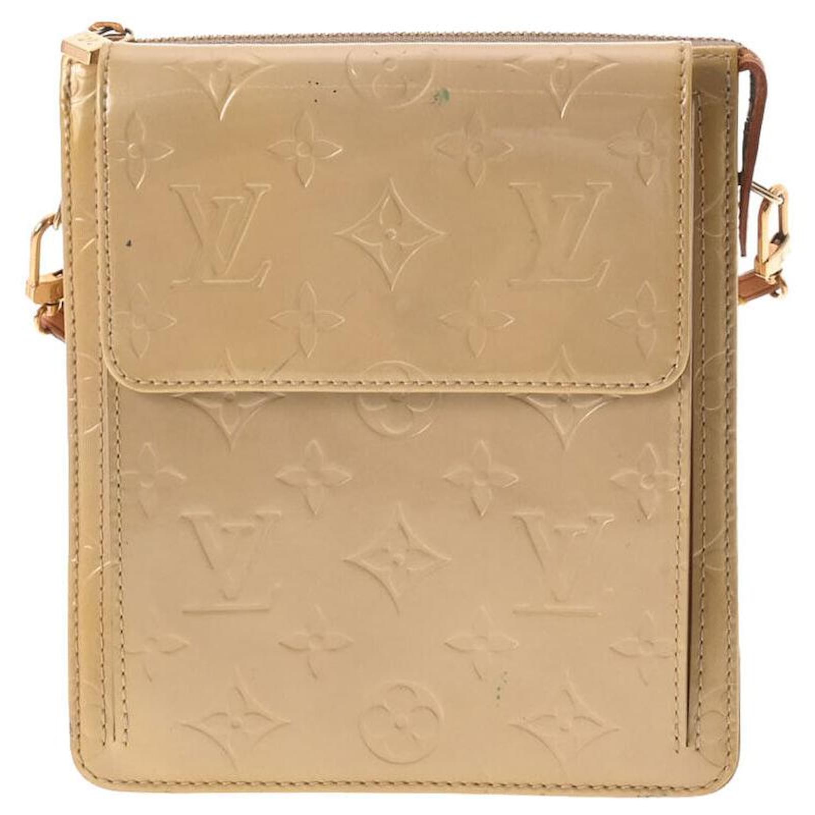 Louis Vuitton Louis Vuitton Beige Vernis Leather Mott Shoulder Bag