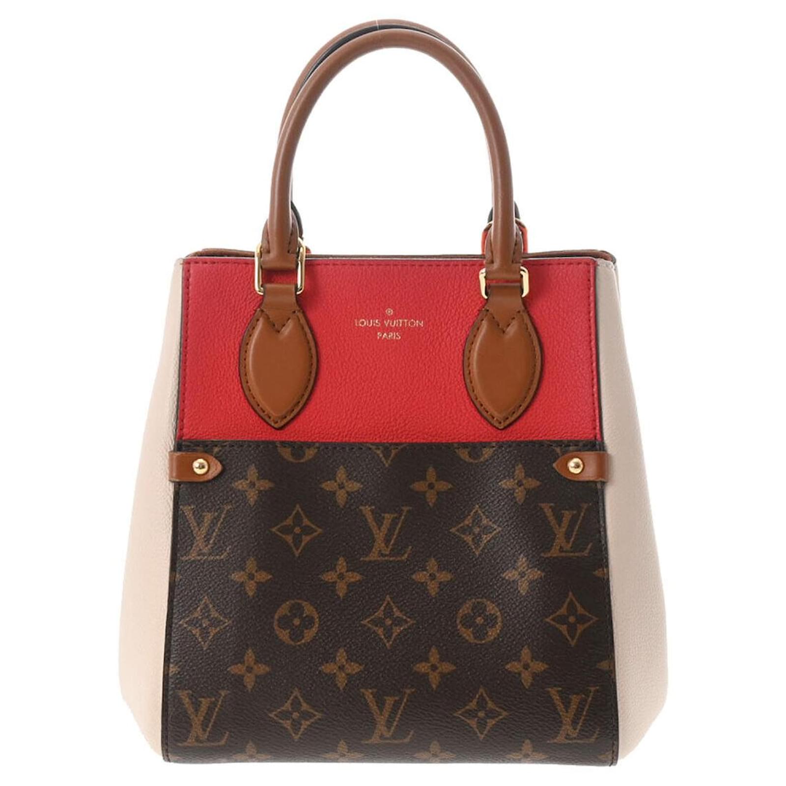 Louis Vuitton Fold MM Brown Cloth ref.947708 - Joli Closet