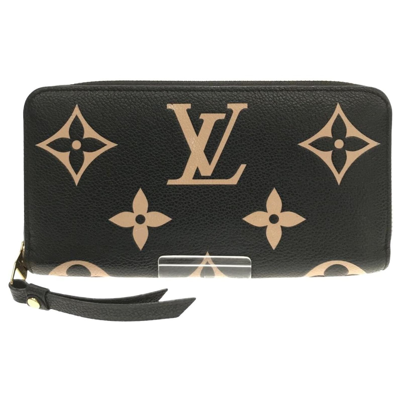 Louis Vuitton Zippy Wallet Black Leather ref.947732 - Joli Closet