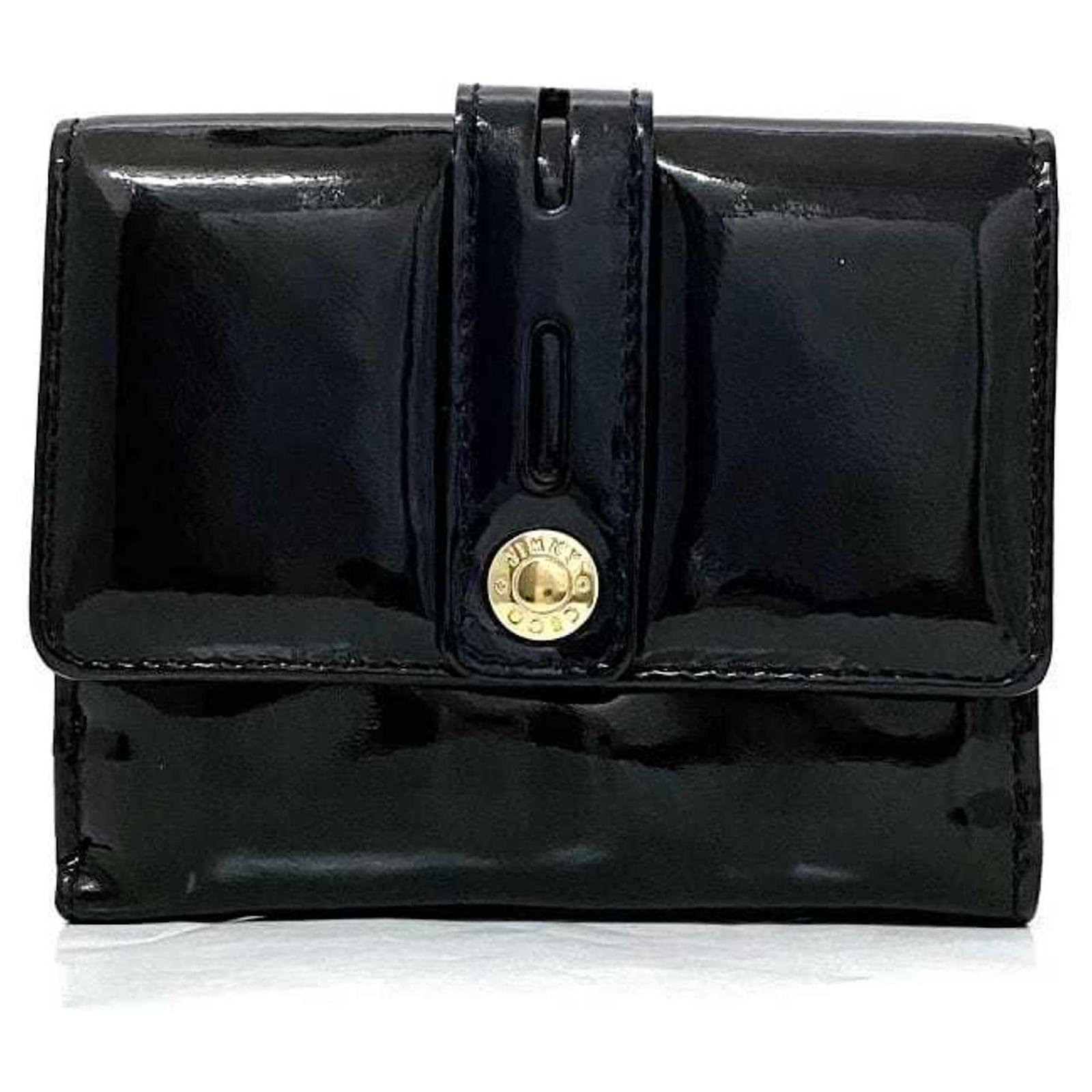 Jimmy Choo Silver/Gold Crossbody wallet/bag | Black leather handbags,  Glitter clutch bag, Jimmy choo purses