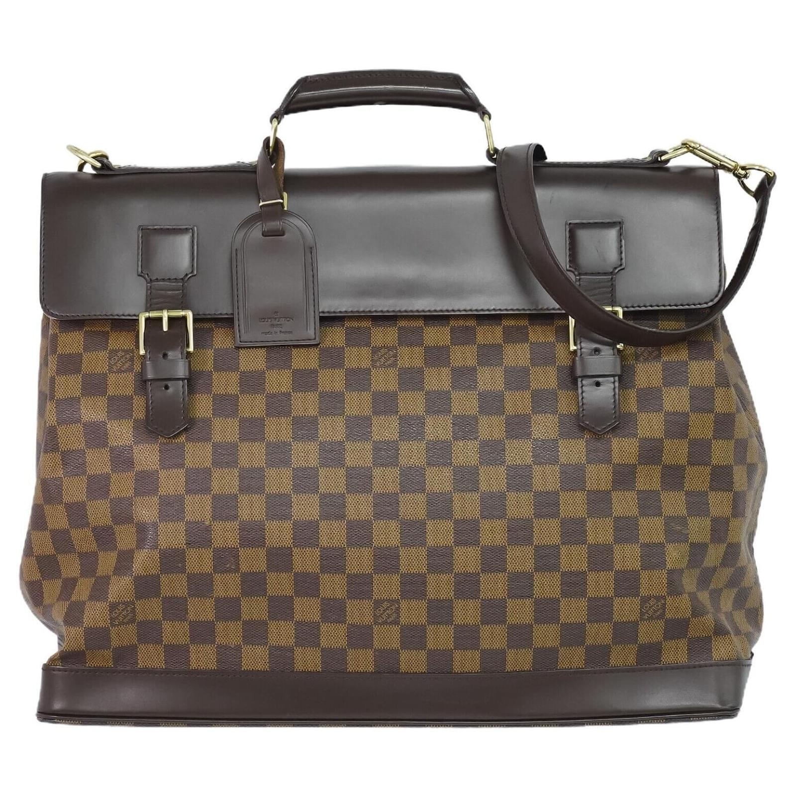 Louis Vuitton Evasion Brown Canvas Travel Bag (Pre-Owned)