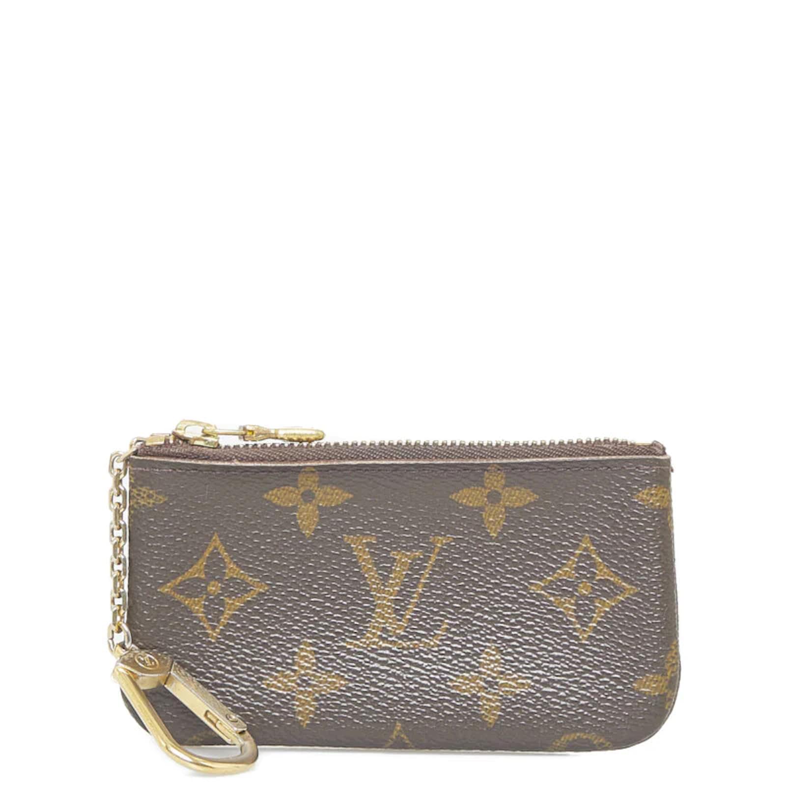 Louis Vuitton Monogram Key Cles Coin Purse Wallet 