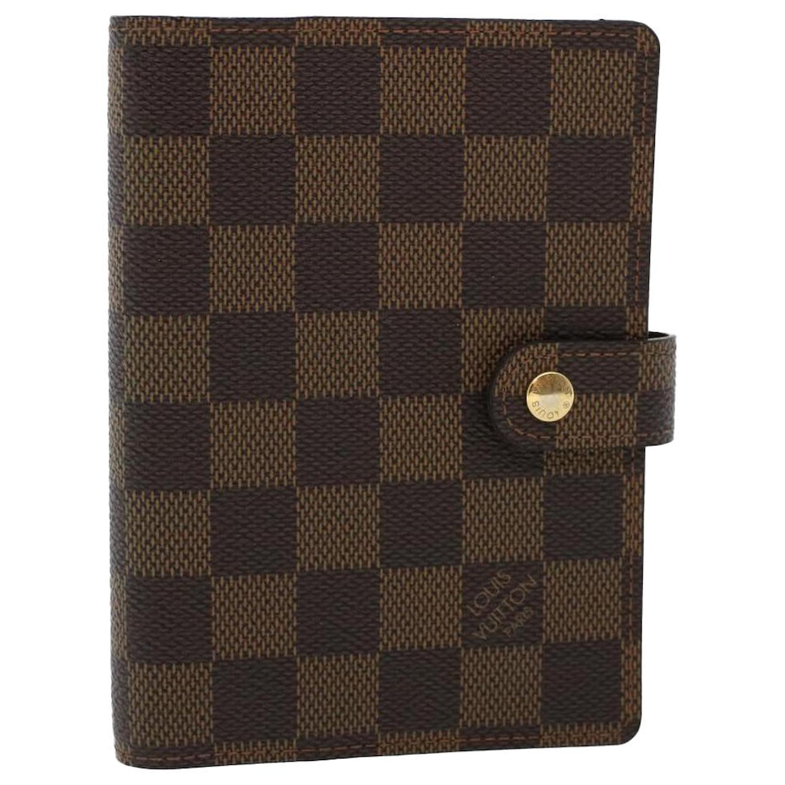 LOUIS VUITTON Damier Ebene Agenda PM Day Planner Cover Limited