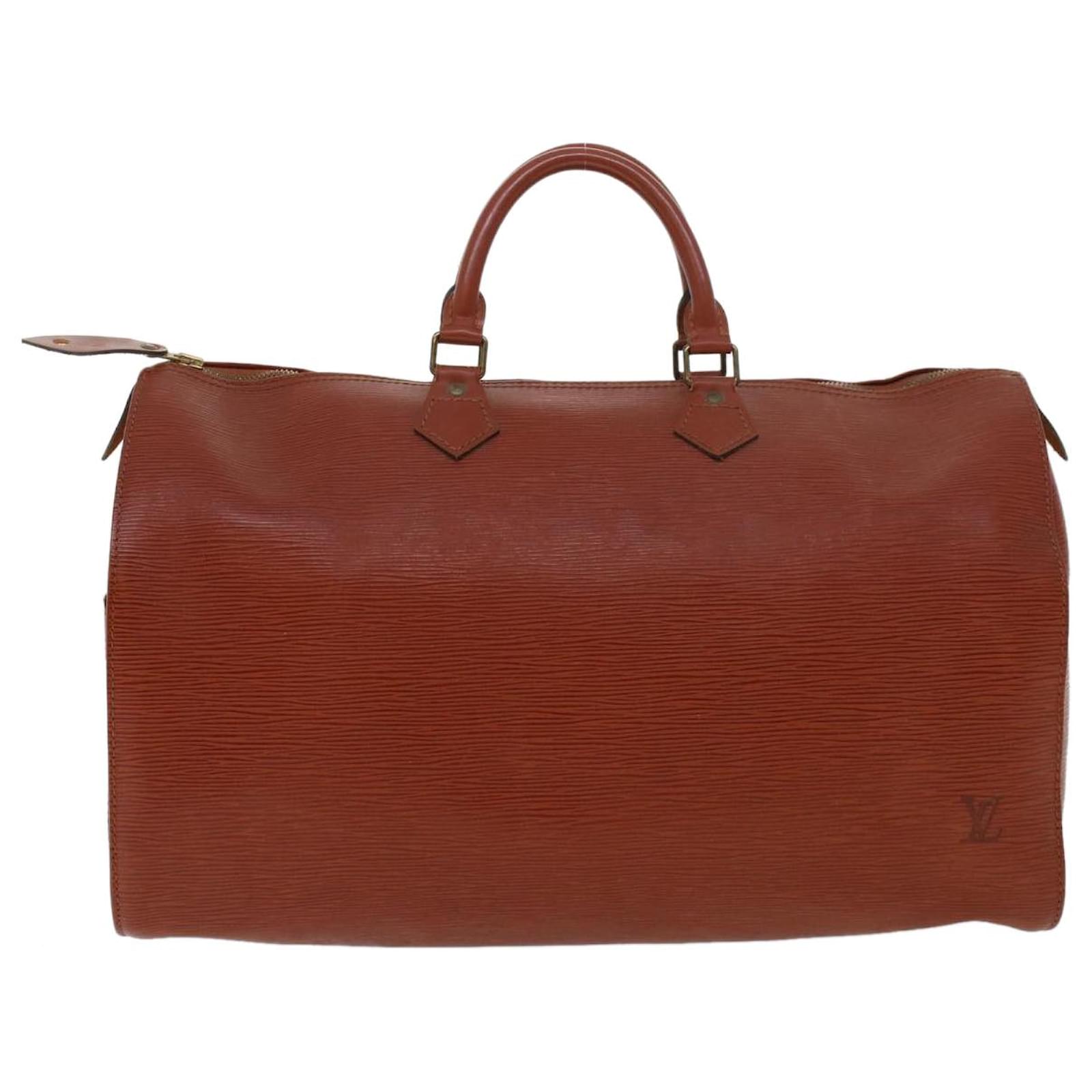 Louis Vuitton Speedy 40 Brown Leather ref.948390 - Joli Closet