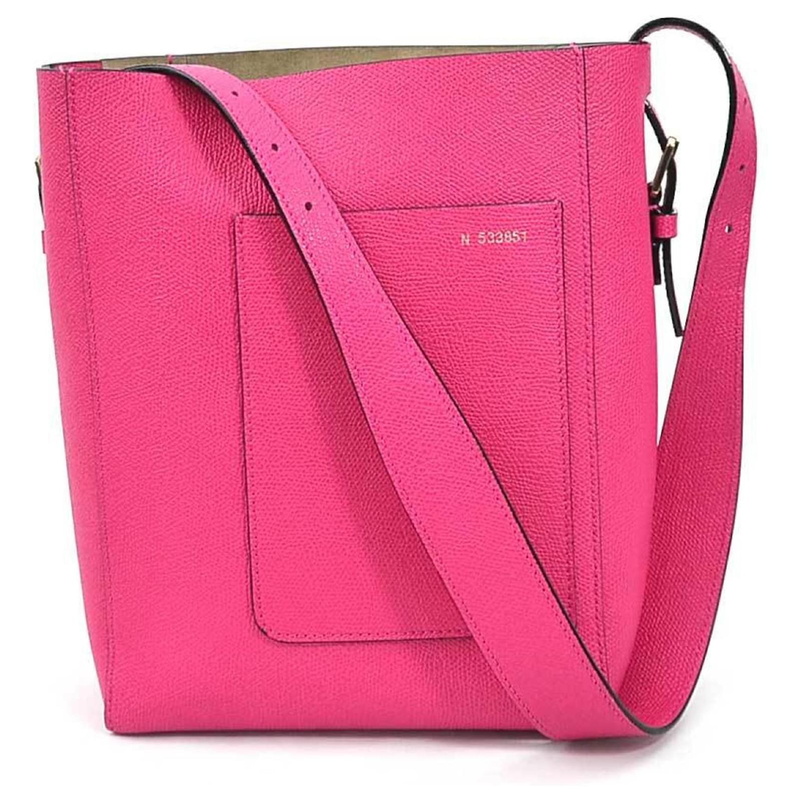 VALEXTRA Pink Leather ref.948599 - Joli Closet