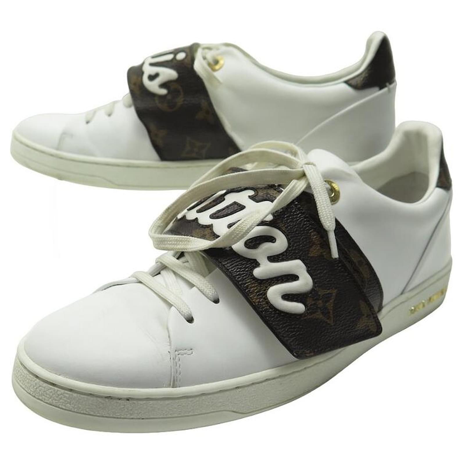 LOUIS VUITTON SHOES FRONTROW SNEAKERS 1a3T9Z 38.5 SNEAKERS SHOES
