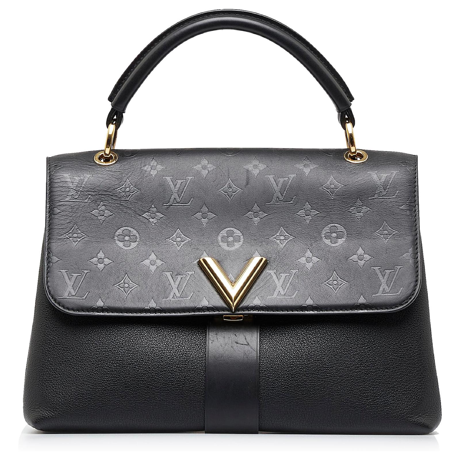 Louis Vuitton Black Magnetique Monogram Vernis Montaigne BB Bag Louis  Vuitton