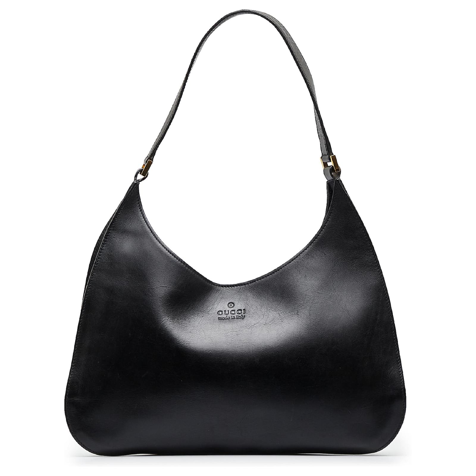 Gucci Black Leather Shoulder Bag Pony-style calfskin ref.950215 - Joli ...