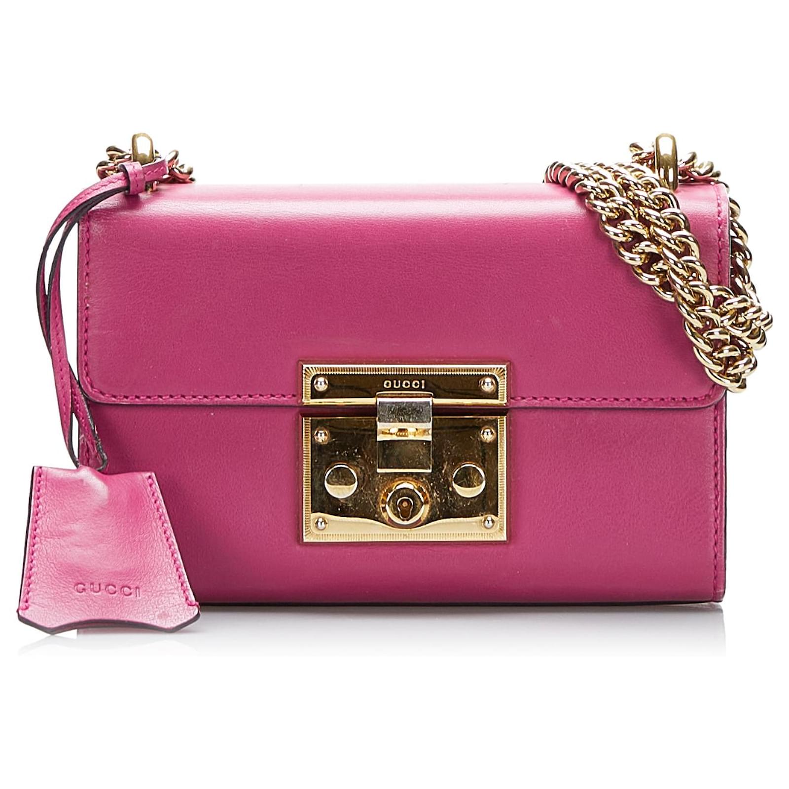 Gucci Pink Padlock Shoulder Bag