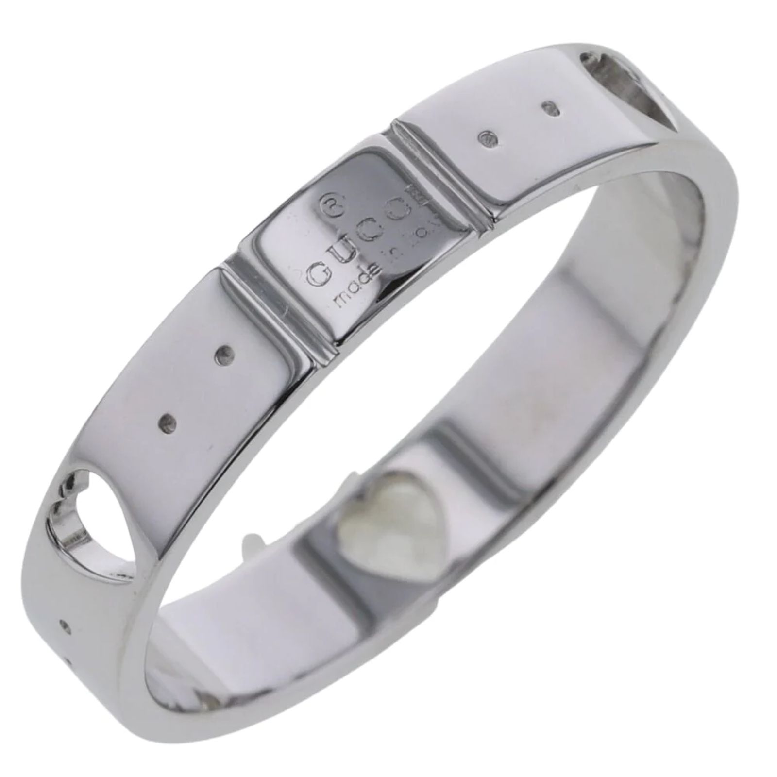 Gucci 18k Gold Icon Ring Silvery Metal ref.950952 - Joli Closet