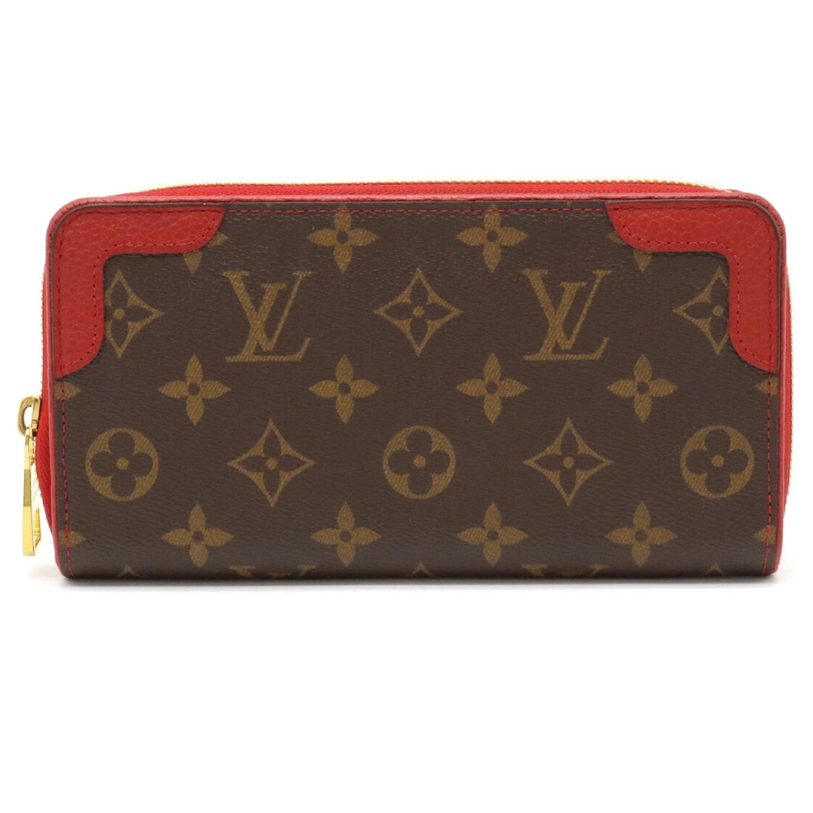 Retiro cloth wallet Louis Vuitton Red in Cloth - 34347546