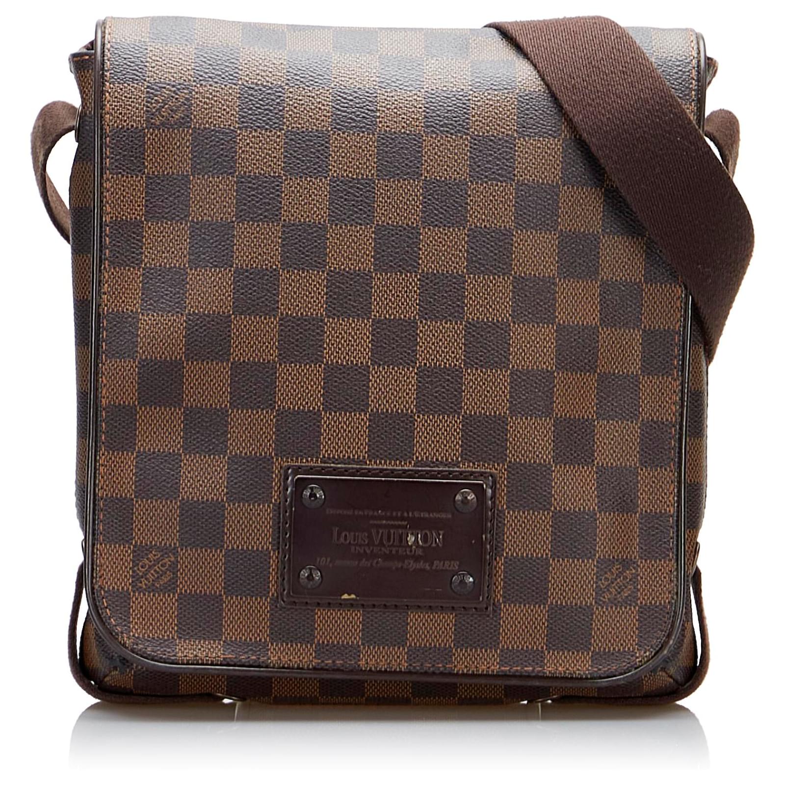 AUTHENTIC LOUIS VUITTON SPONTINI DAMIER EBENE BAG